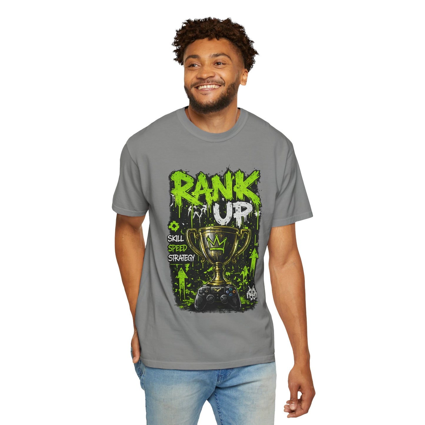 Rank Up Trophy Gaming T-Shirt