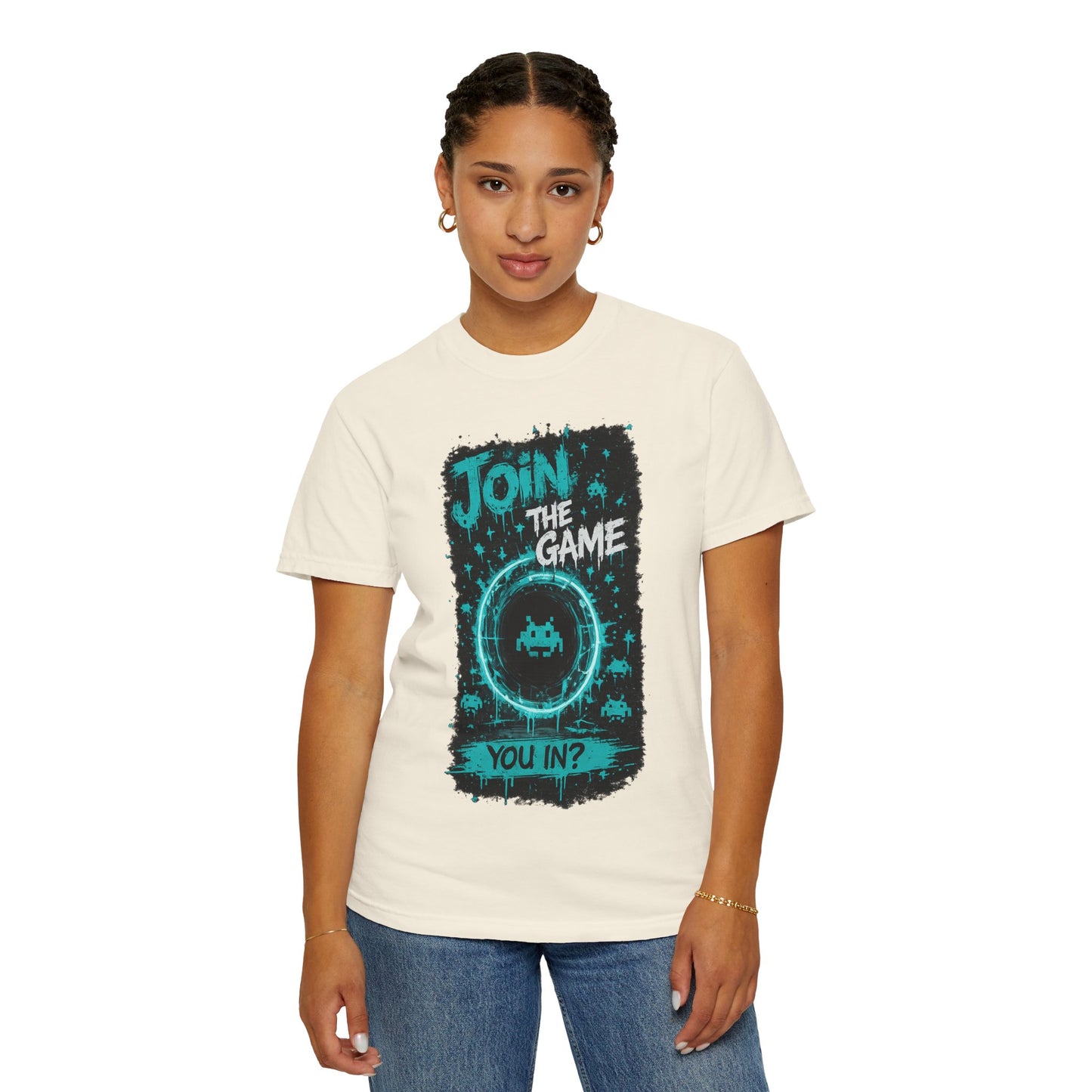 Join The Game Retro Arcade T-Shirt — 'You In?' Gamer Graphic Tee