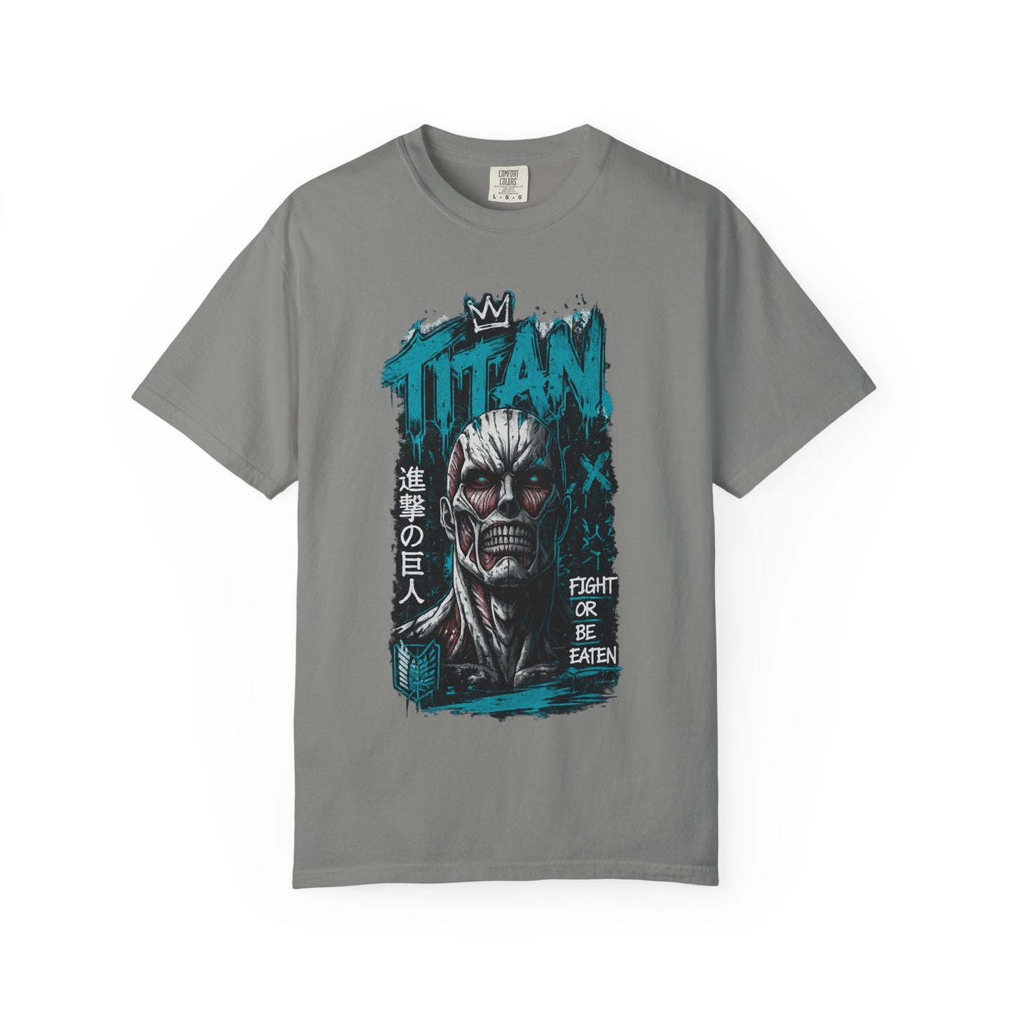 Titan Graphic T-Shirt — 'Fight or Be Eaten' Anime Tee