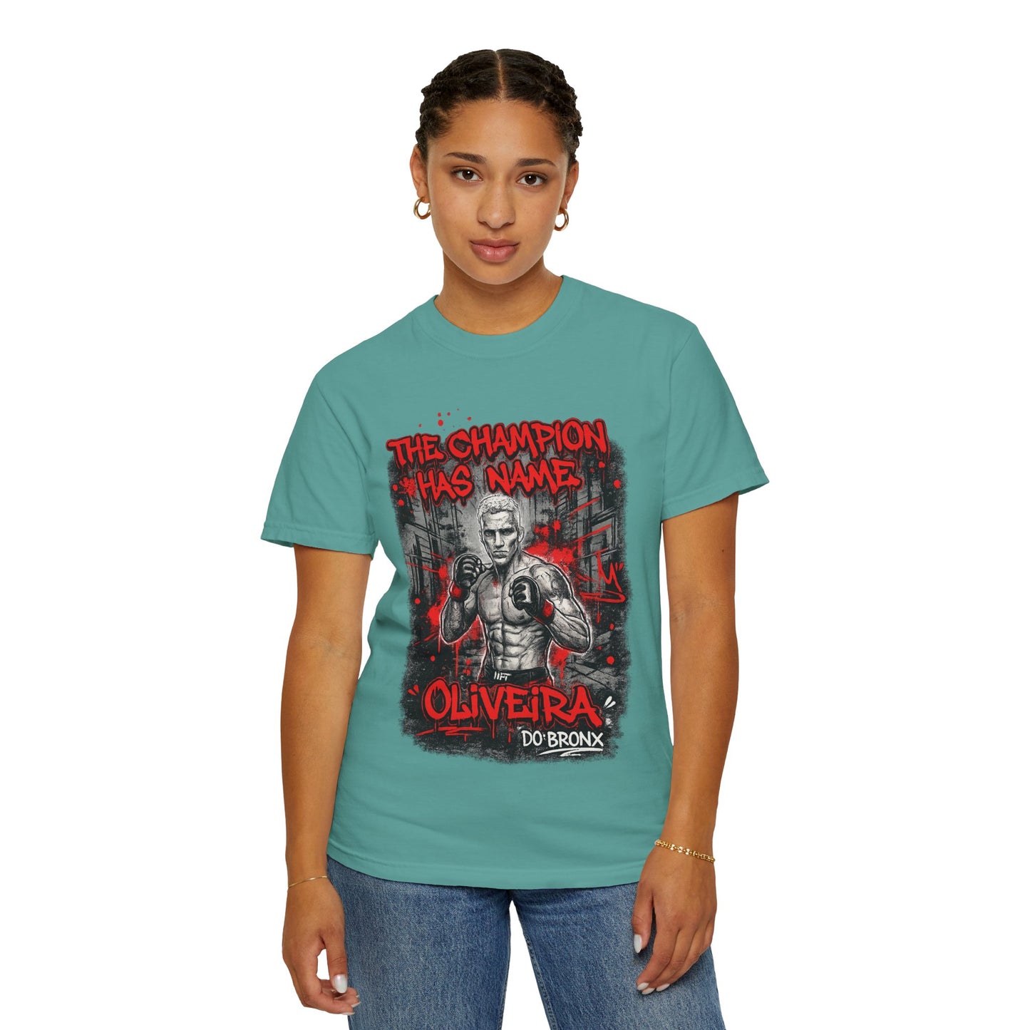 Oliveira 'The Champion Has Name' UFC Graphic T-Shirt