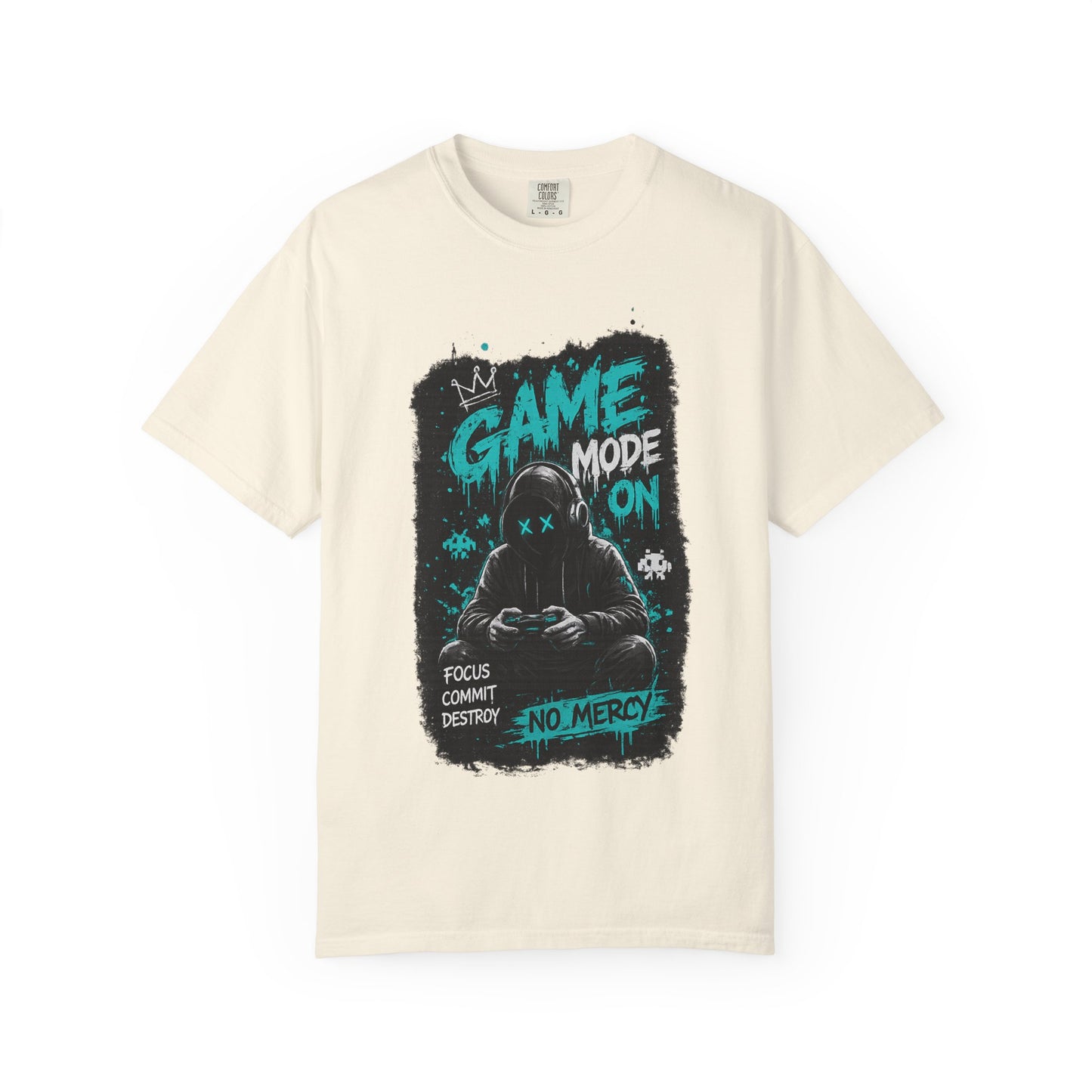 Gaming T-Shirt — "Game Mode On: No Mercy" Gamer Tee