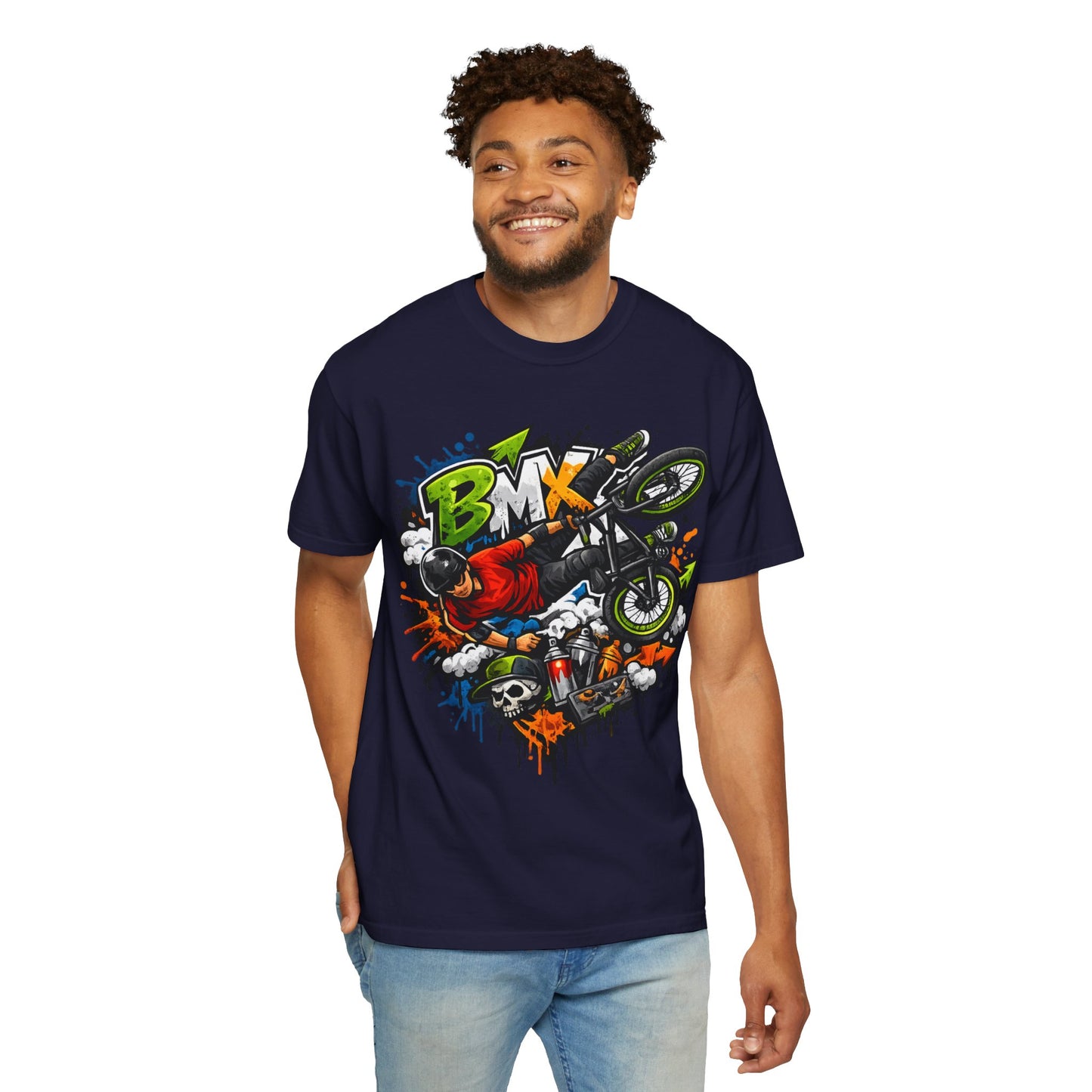 BMX Stunt Rider Graphic T-Shirt