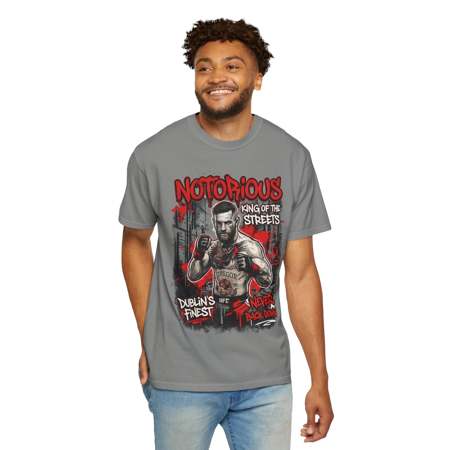 Notorious 'King of the Streets' T-Shirt — Dublin's Finest Boxing Graphic Tee