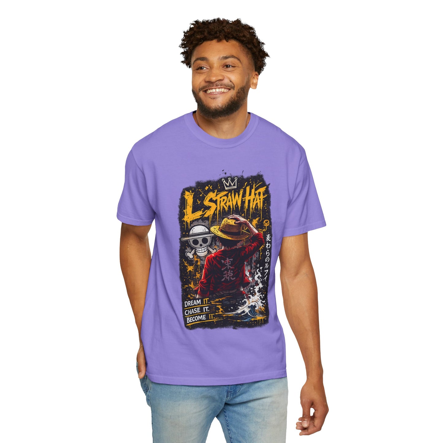 Straw Hat Crew Anime Graphic T-Shirt — "Dream It. Chase It. Become It."