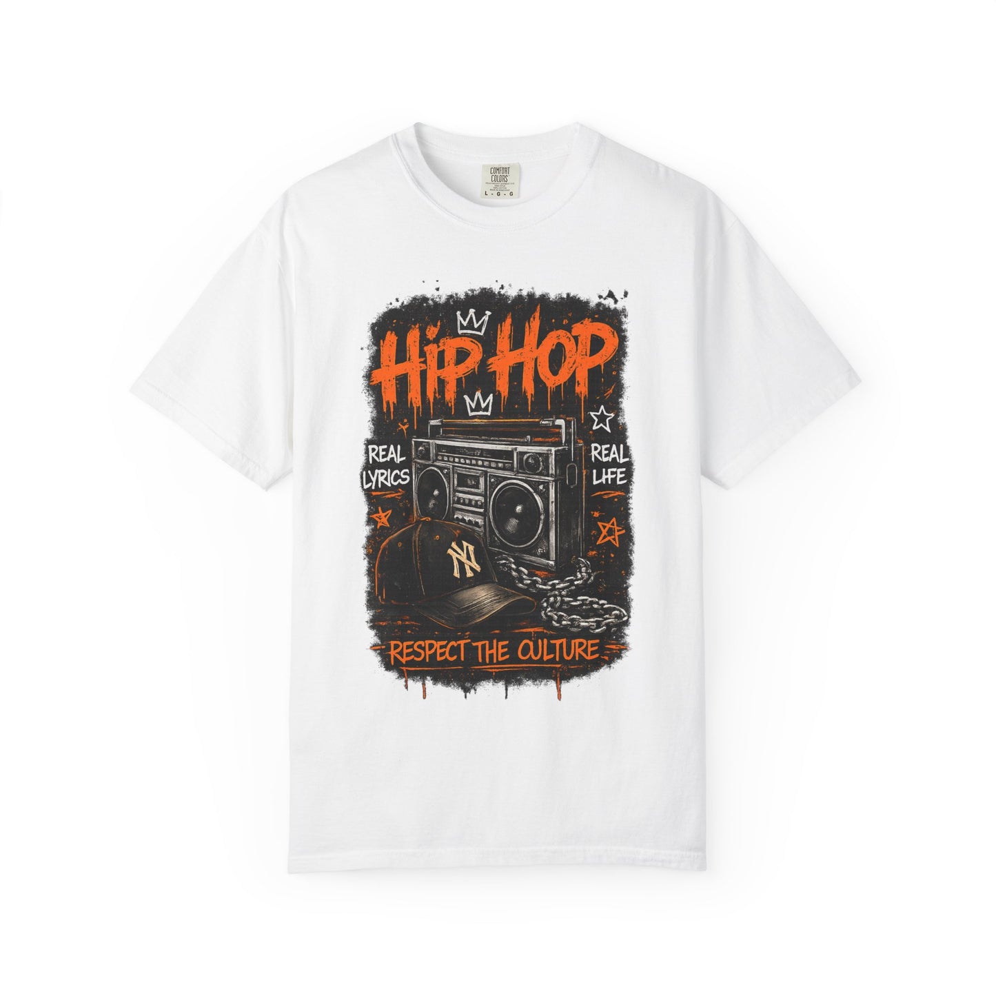 Hip Hop Boombox Respect the Culture T-shirt | Streetwear Music Tee