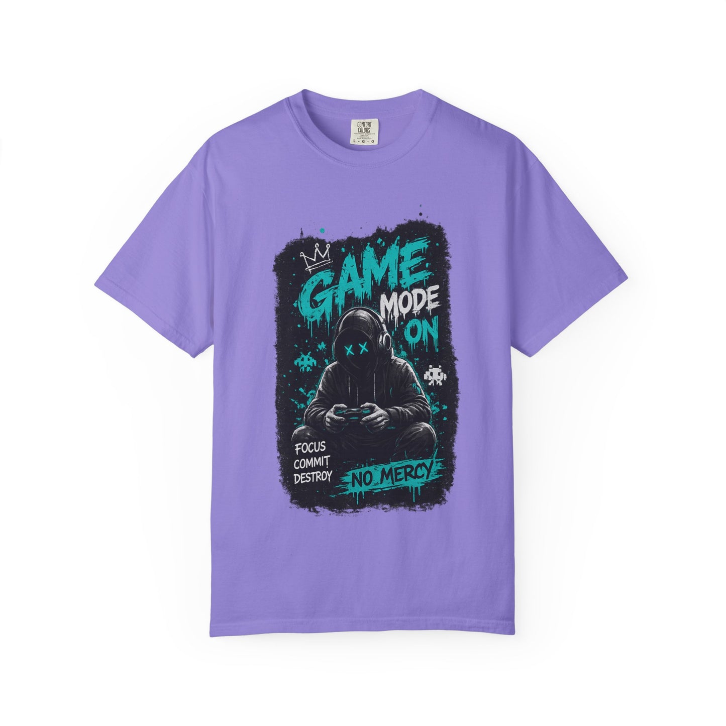 Gaming T-Shirt — "Game Mode On: No Mercy" Gamer Tee