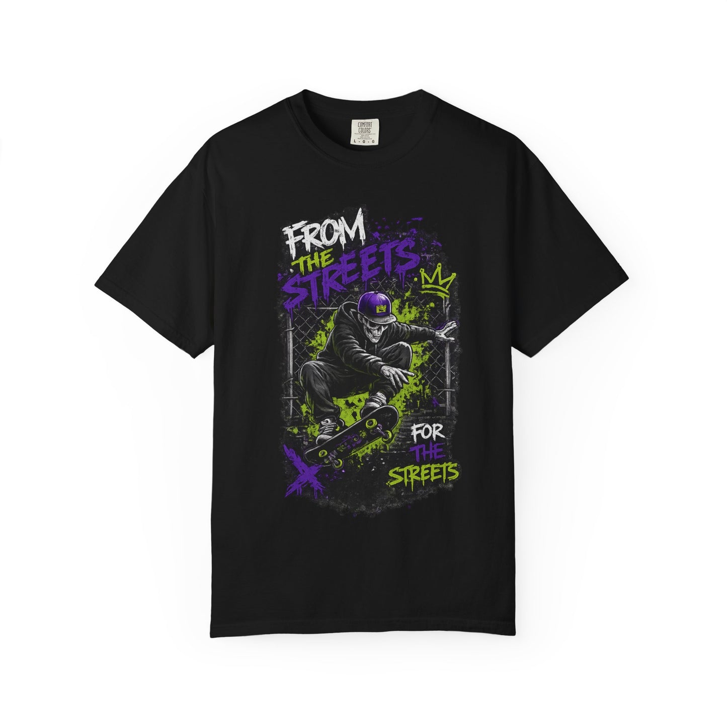 From the Streets Skateboard T-Shirt — Urban Skate Crew Graphic Tee
