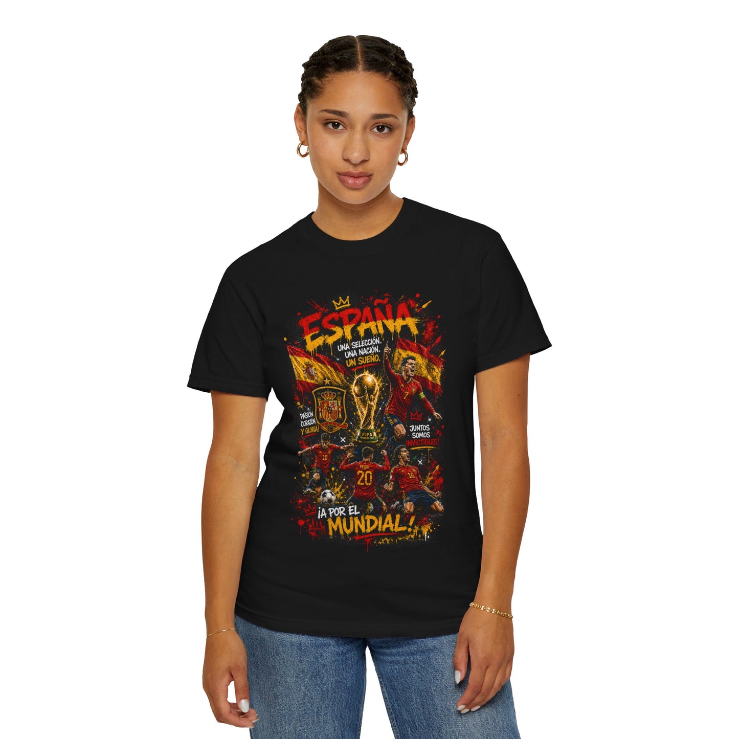 España World Cup Soccer Graphic Tee | España Mundial T-Shirt