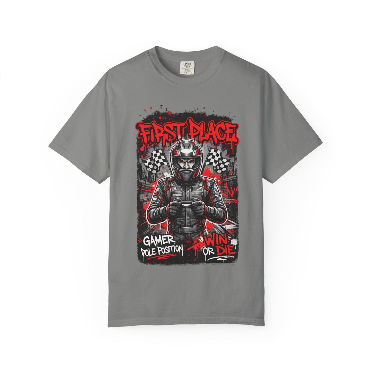 First Place "Win or Die" Gamer Racing T-Shirt