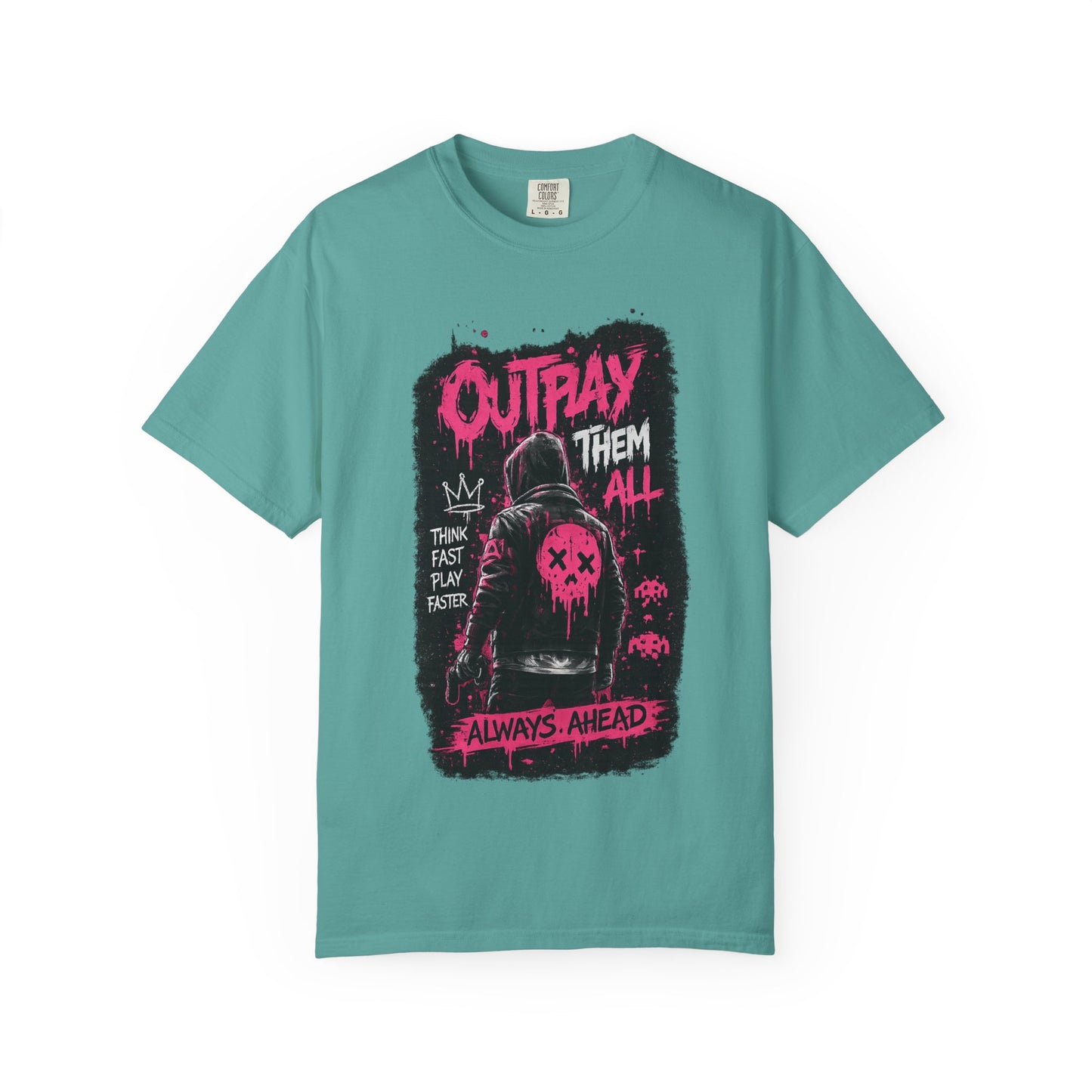 Outplay Them All Graphic T-Shirt — 'Always Ahead' Streetwear Tee