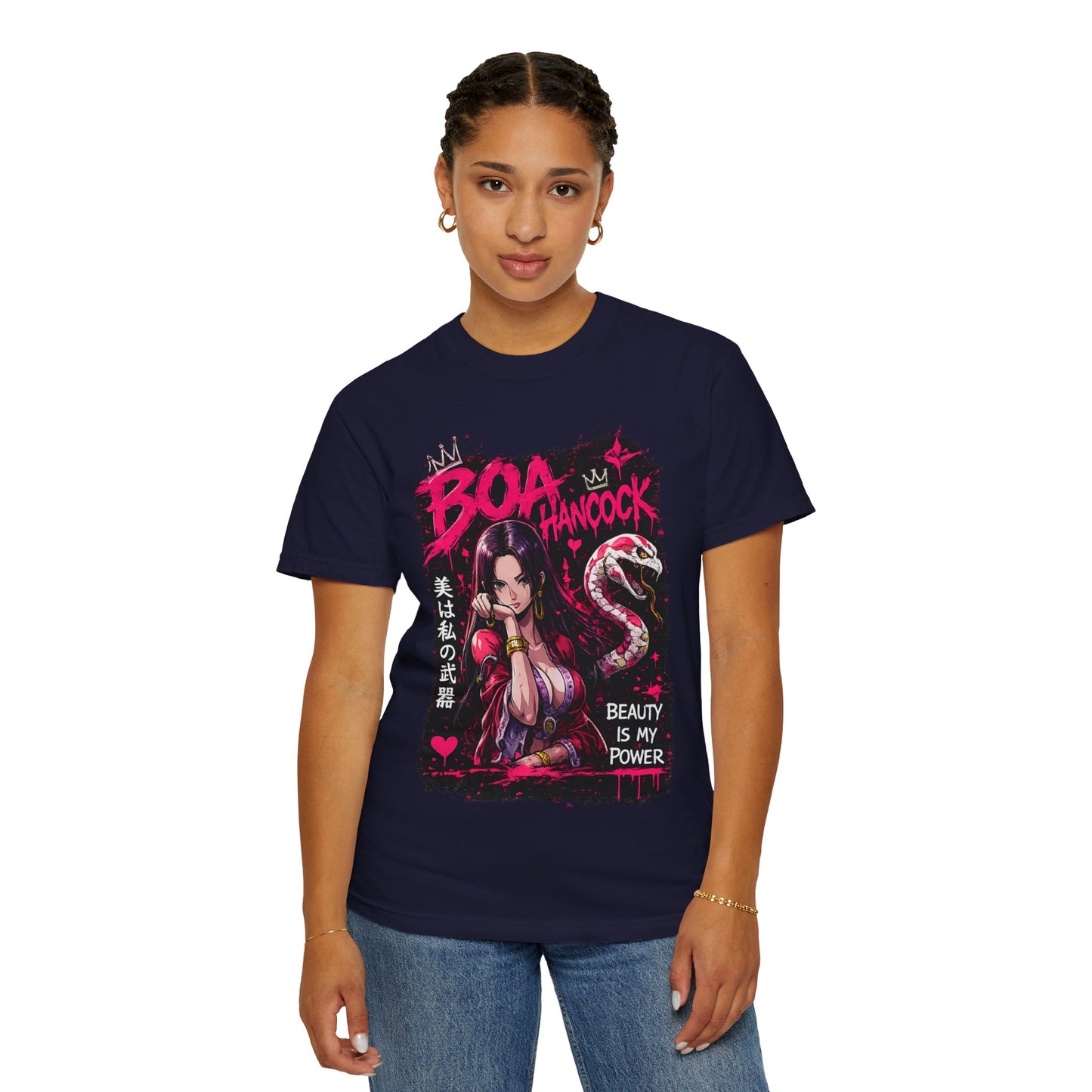 Boa Hancock Anime T-Shirt — "Beauty Is My Power" Graphic Tee