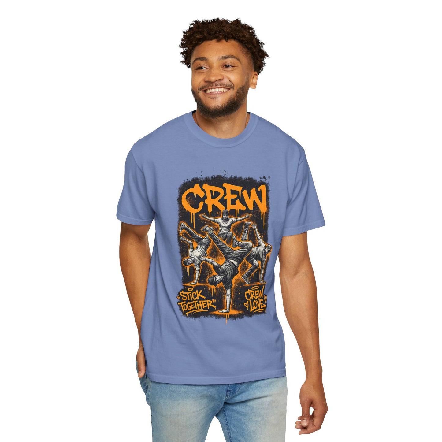 Crew Stick Together Graphic Tee — Skate Crew Vintage-Style Shirt