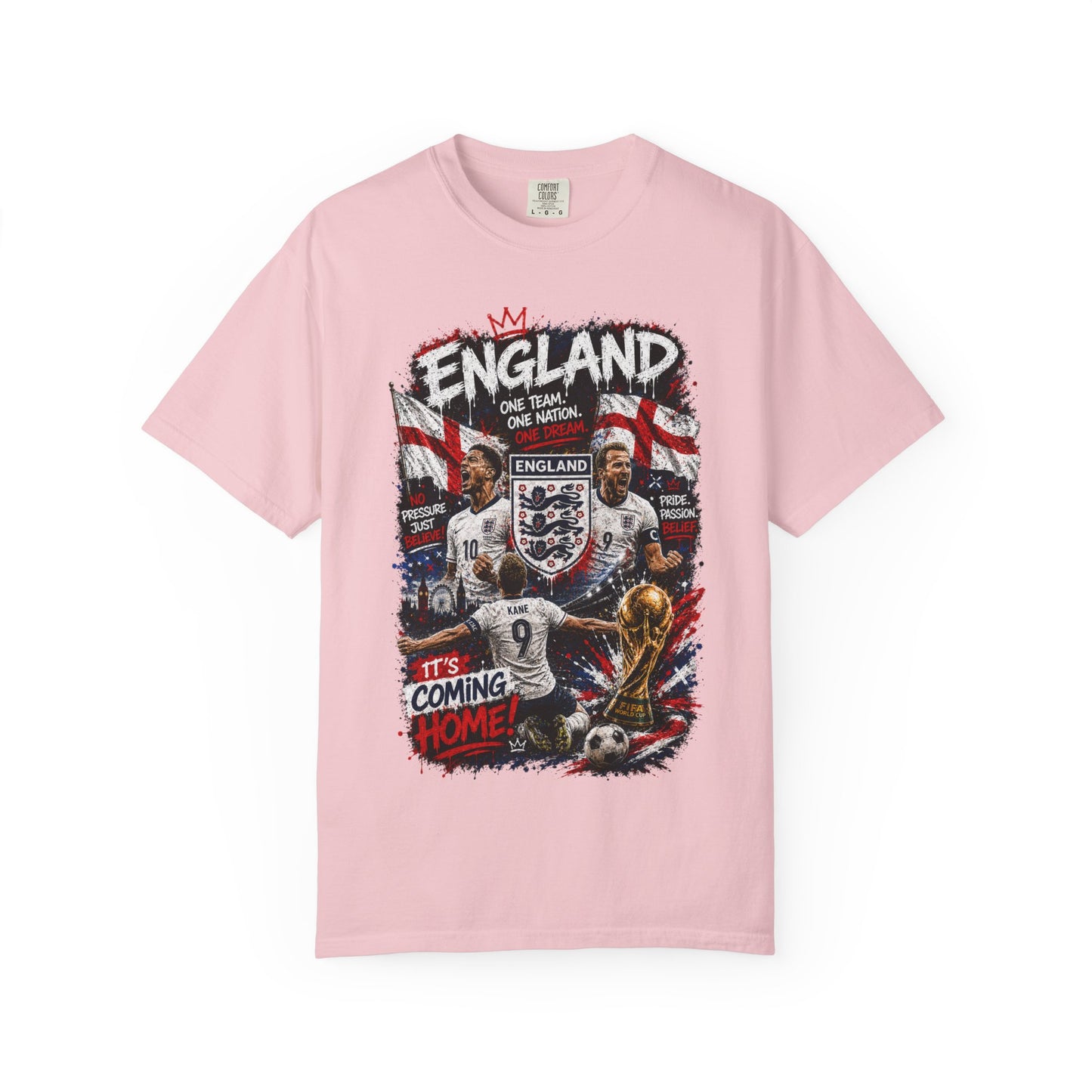 England Football Squad T-shirt | It’s Coming Home World Cup Soccer Tee