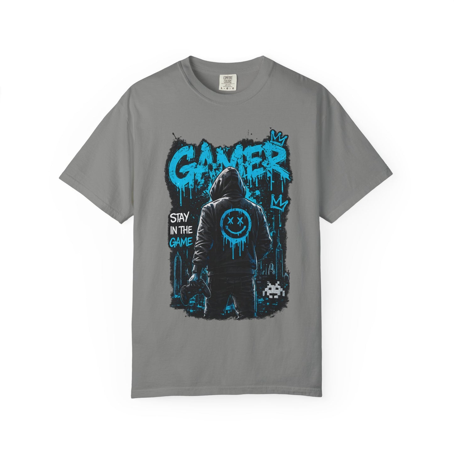 Gamer Streetwear T-Shirt – 'Stay in the Game' Graphic Tee
