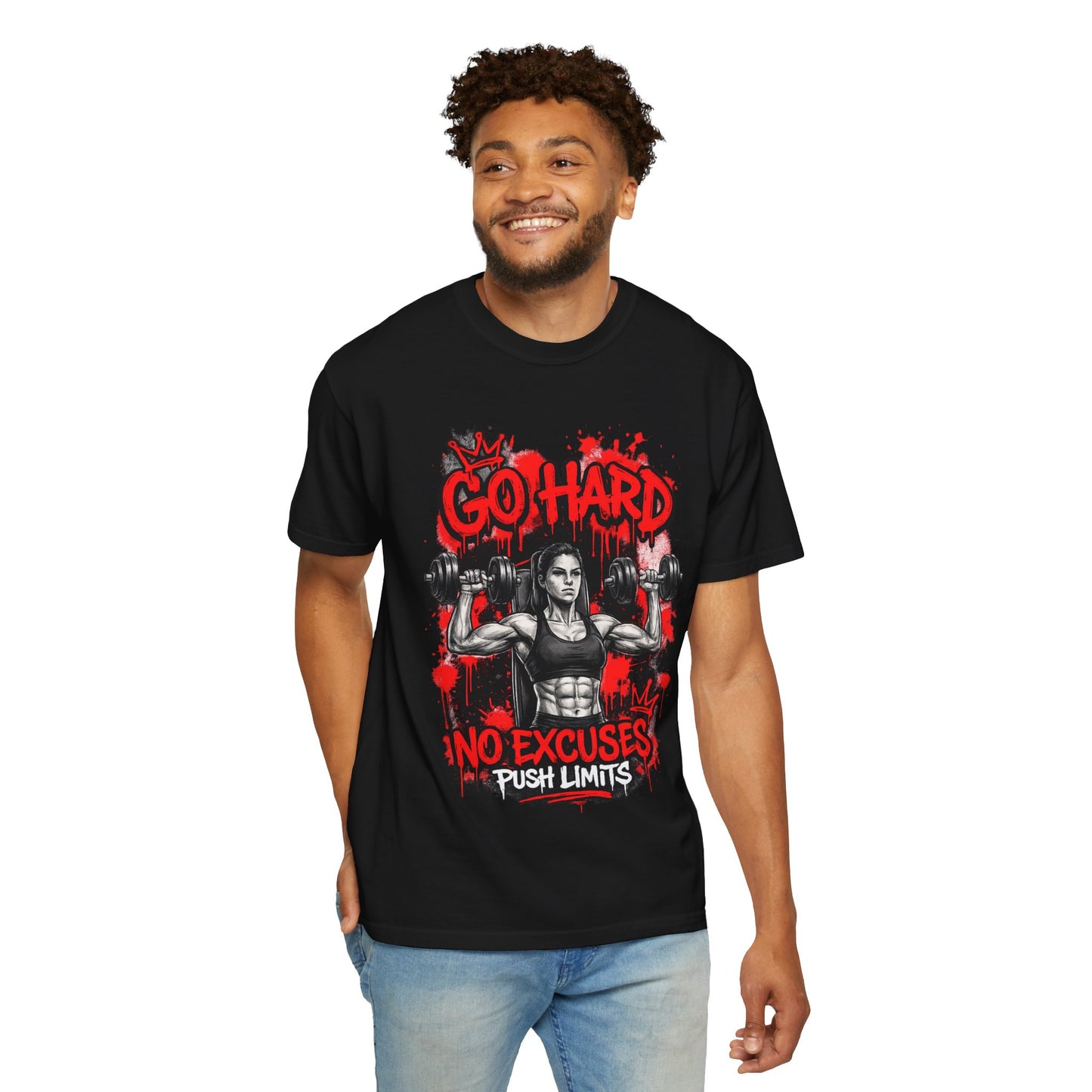 Go Hard No Excuses Fitness T-Shirt