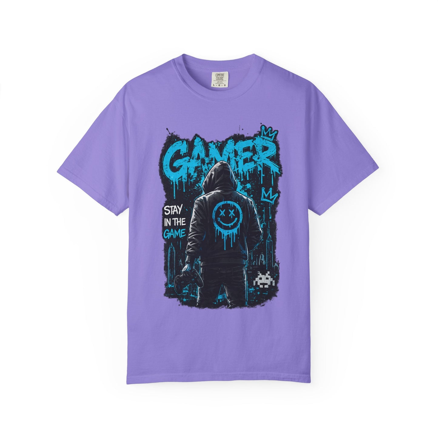 Gamer Streetwear T-Shirt – 'Stay in the Game' Graphic Tee
