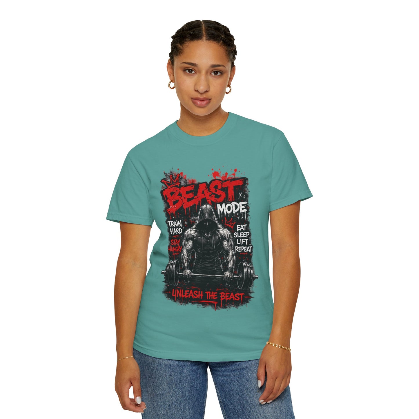 Beast Mode Weightlifting T‑Shirt — "Unleash the Beast" Gym Tee