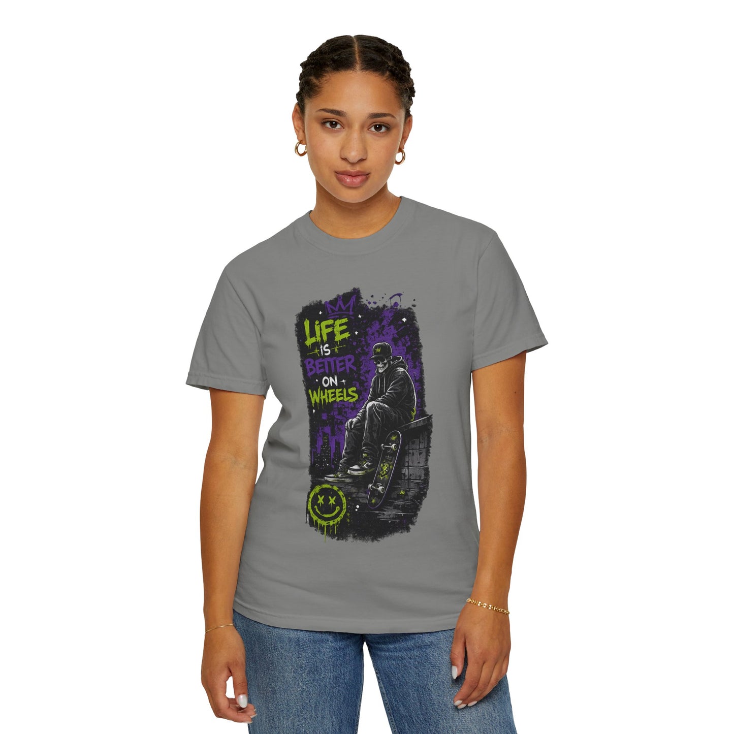 Life Is Better On Wheels T-Shirt — Wheelchair Pride Graphic Tee