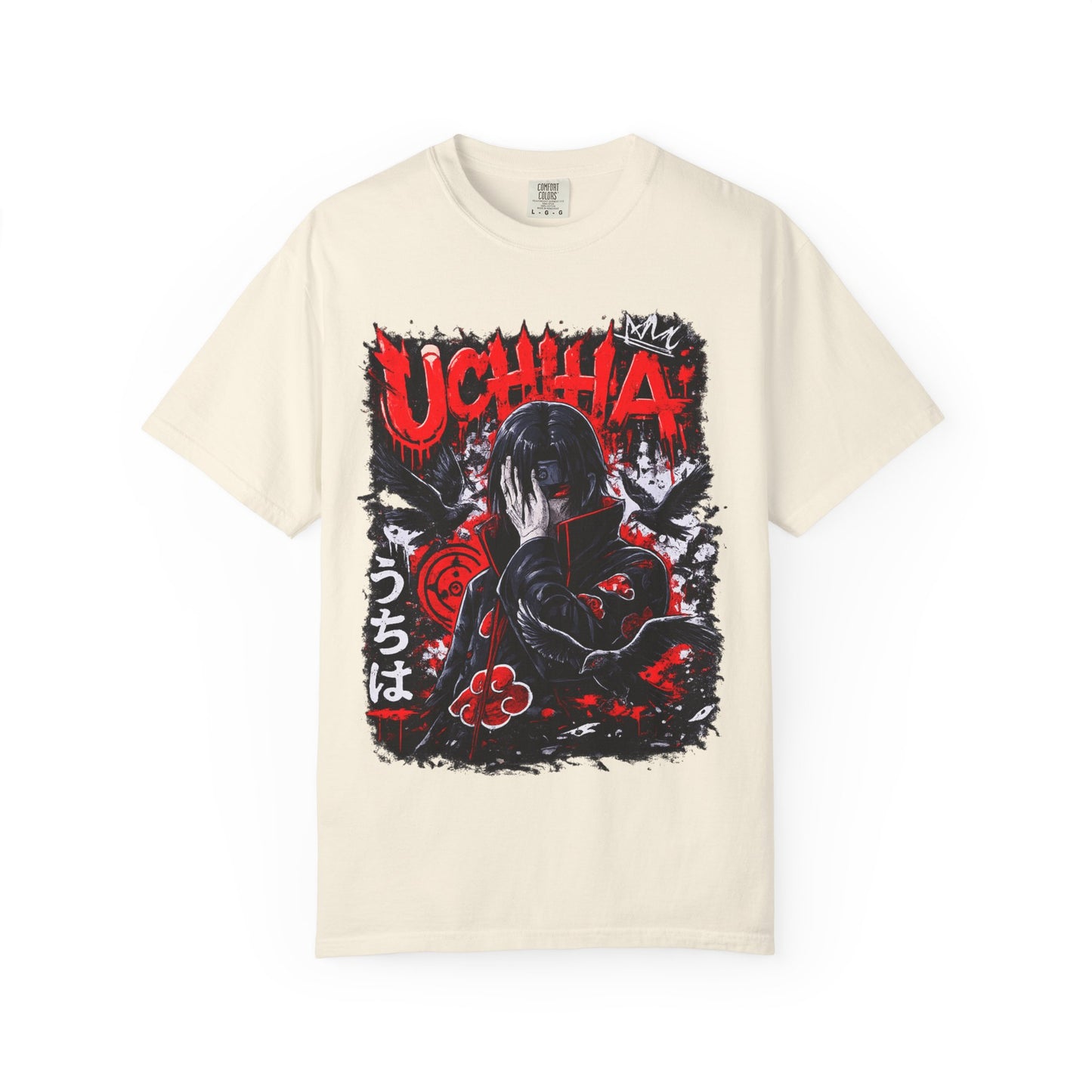Uchiha Anime Graphic T-Shirt — Dark Manga Ninja Art Tee