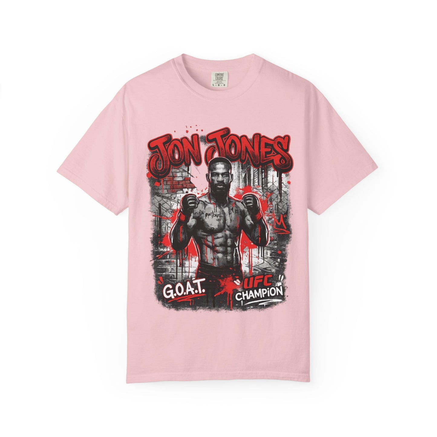 Boxing Champion Graphic T-Shirt — 'G.O.A.T. UFC Champion' Streetwear Tee