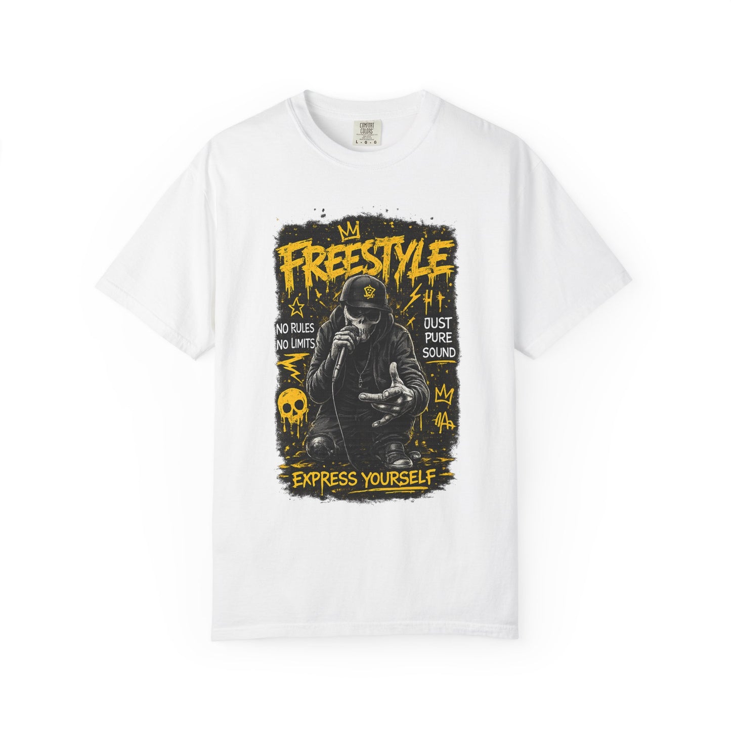 Freestyle Rap T-Shirt — "Express Yourself" Streetwear Graphic Tee