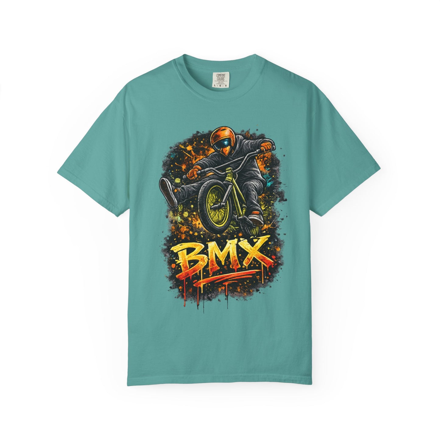 BMX Freestyle T-Shirt — Graphic BMX Rider Tee