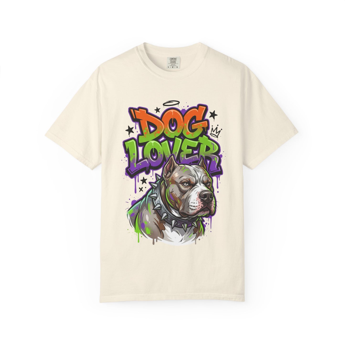 Dog Lover T-Shirt — Urban Graffiti Pitbull Tee