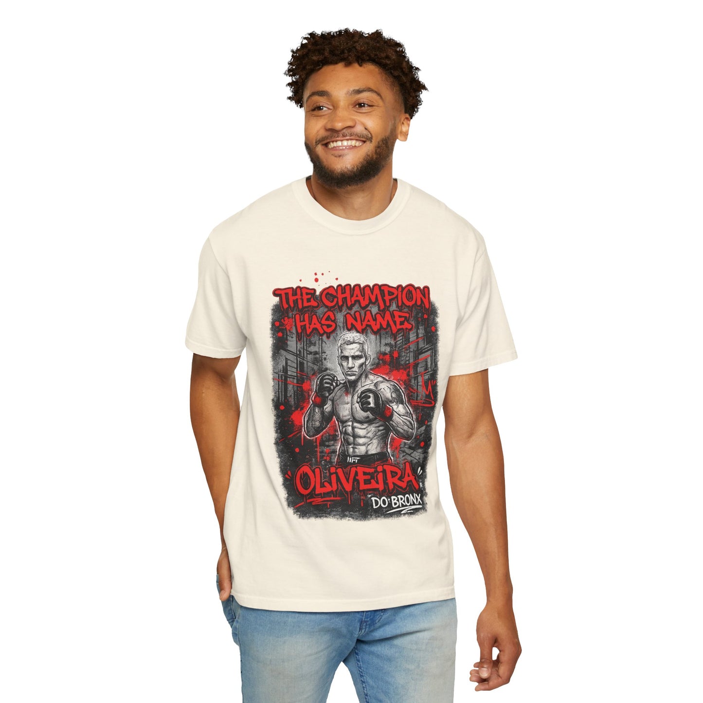 Oliveira 'The Champion Has Name' UFC Graphic T-Shirt