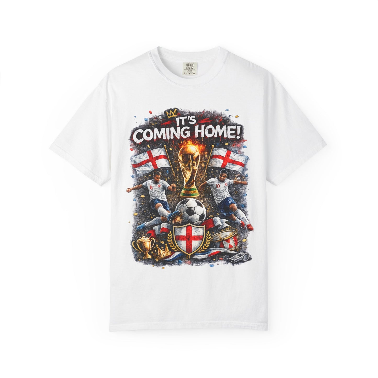 It's Coming Home football World Cup shirt | England flag soccer tee