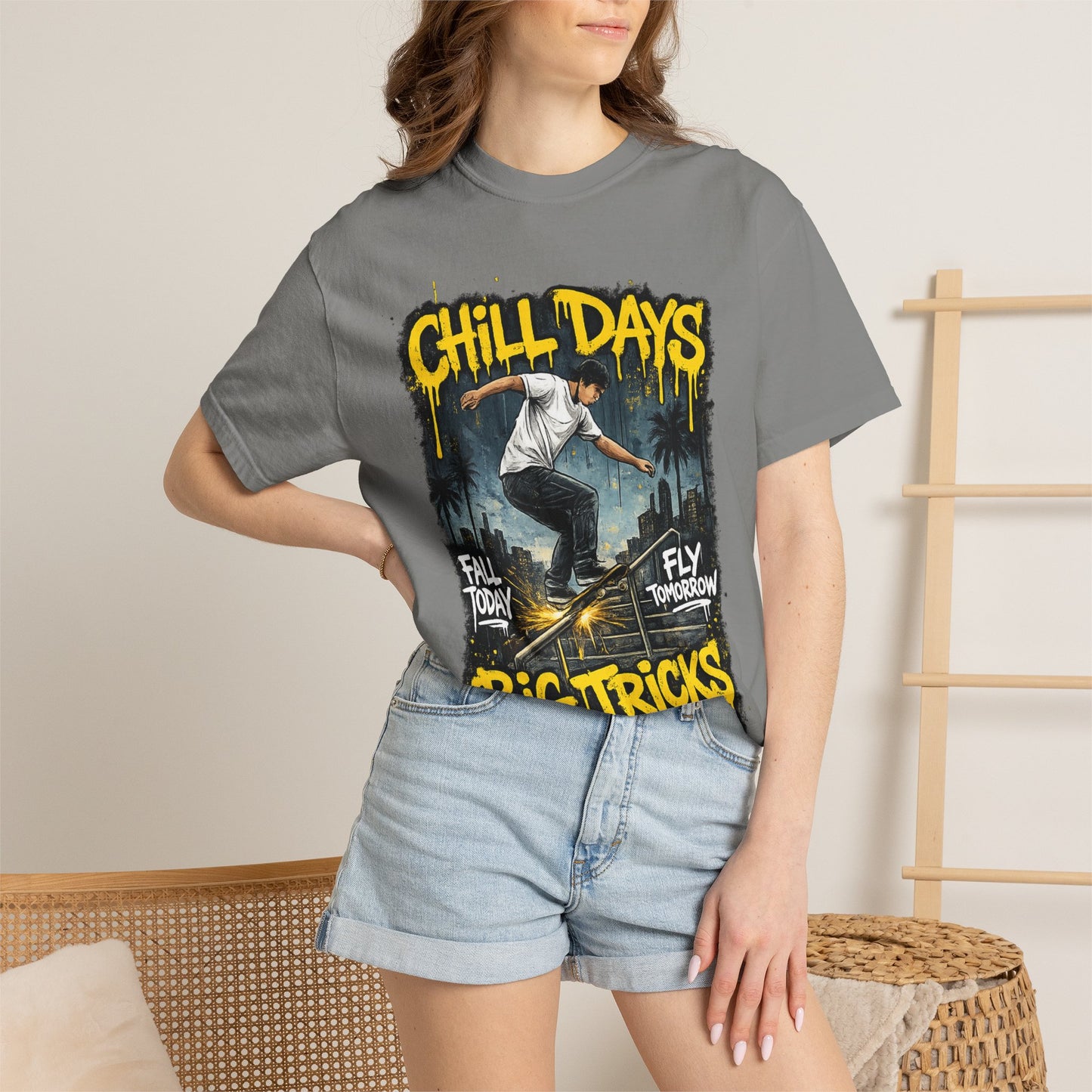 Chill Days Big Tricks Skateboard T‑Shirt