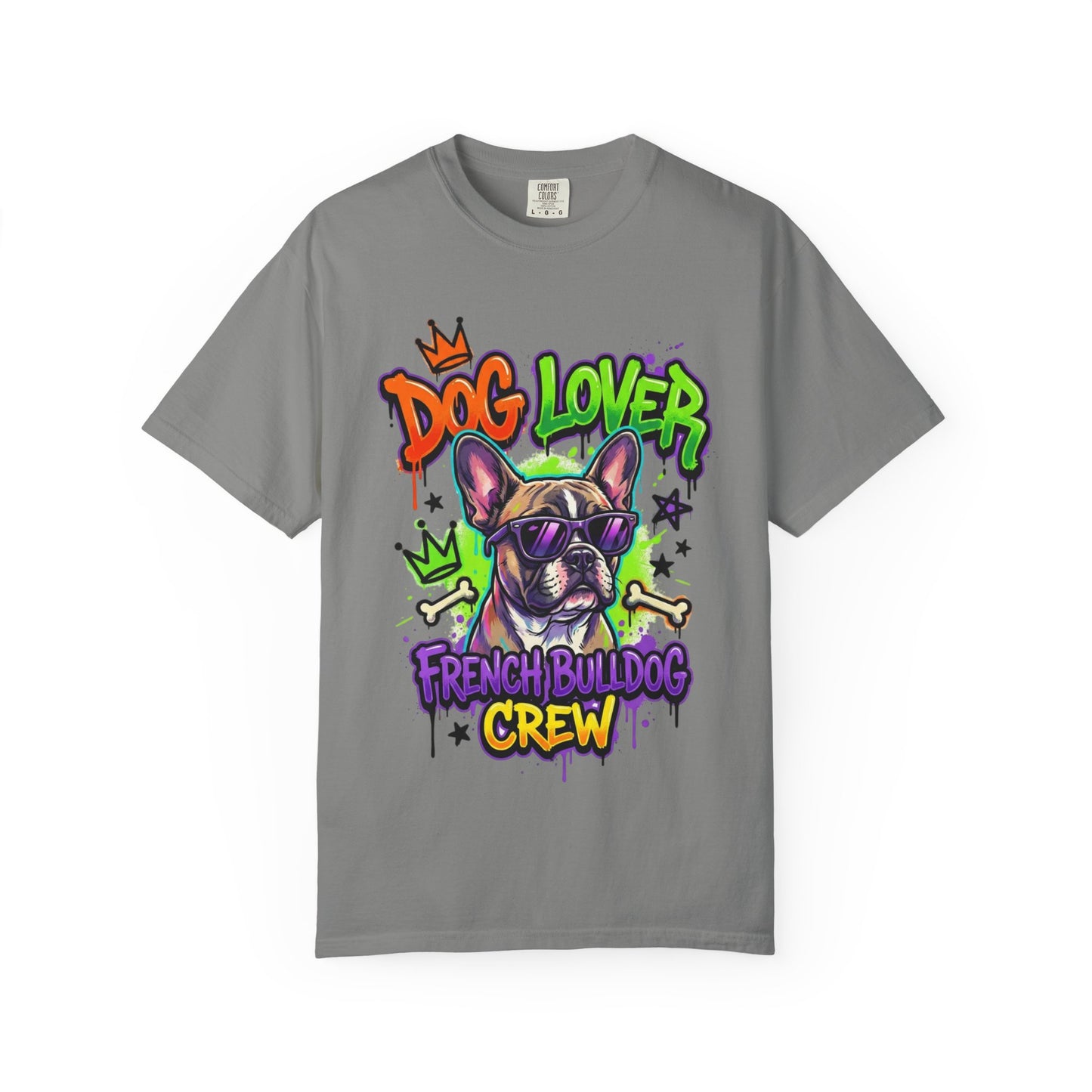 Dog Lover French Bulldog Crew T-Shirt