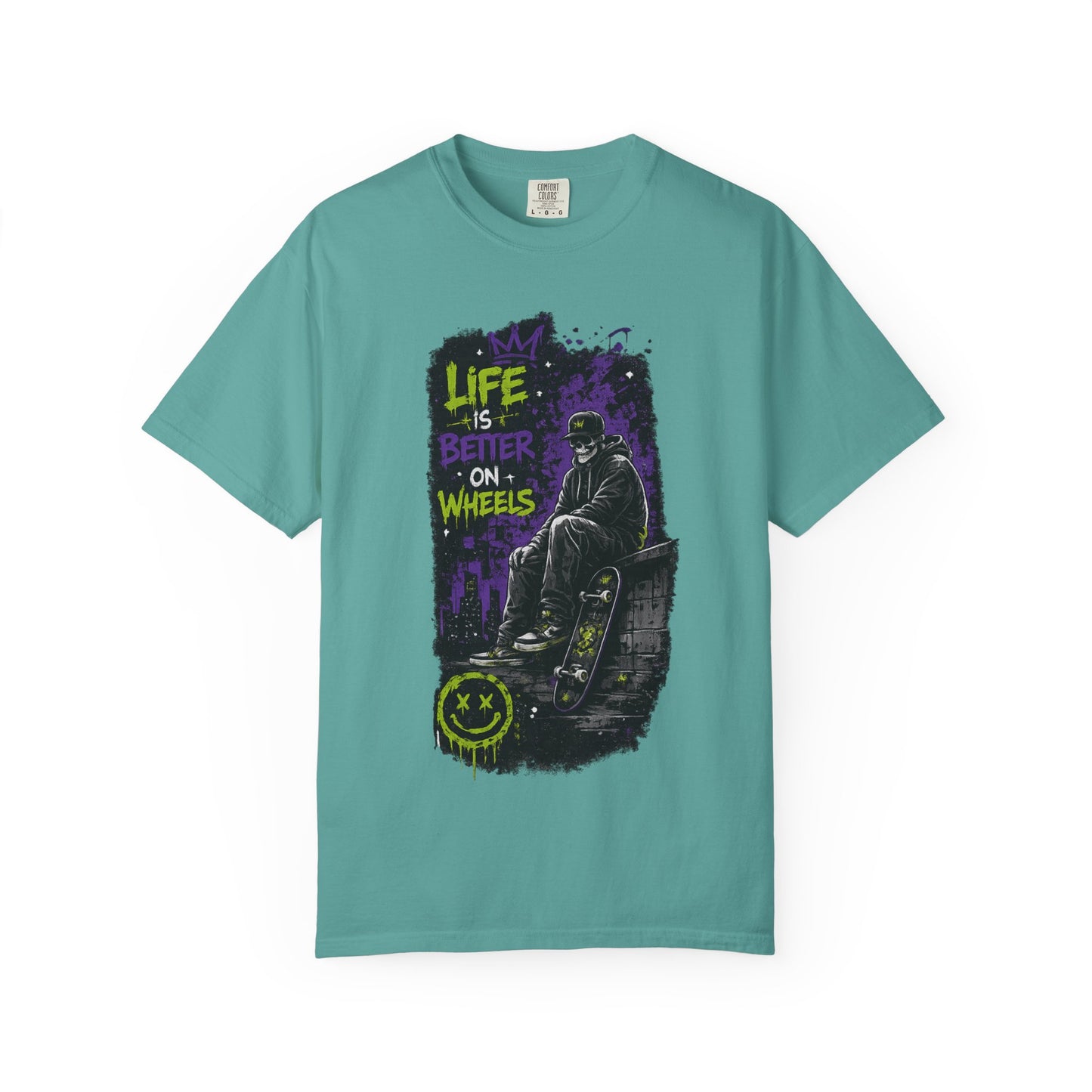 Life Is Better On Wheels T-Shirt — Wheelchair Pride Graphic Tee
