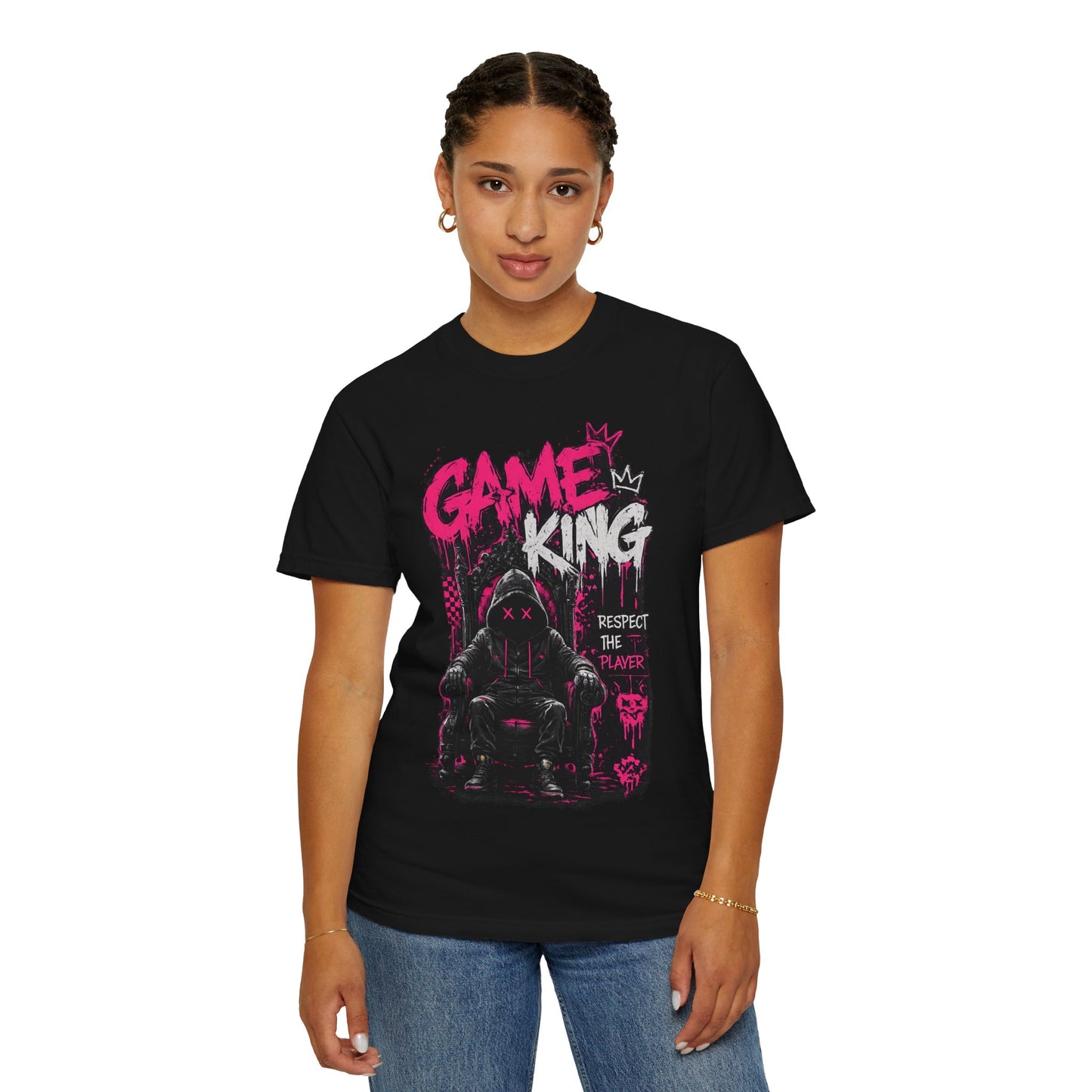 Game King Graphic T-Shirt — 'Respect The Player' Gamer Streetwear