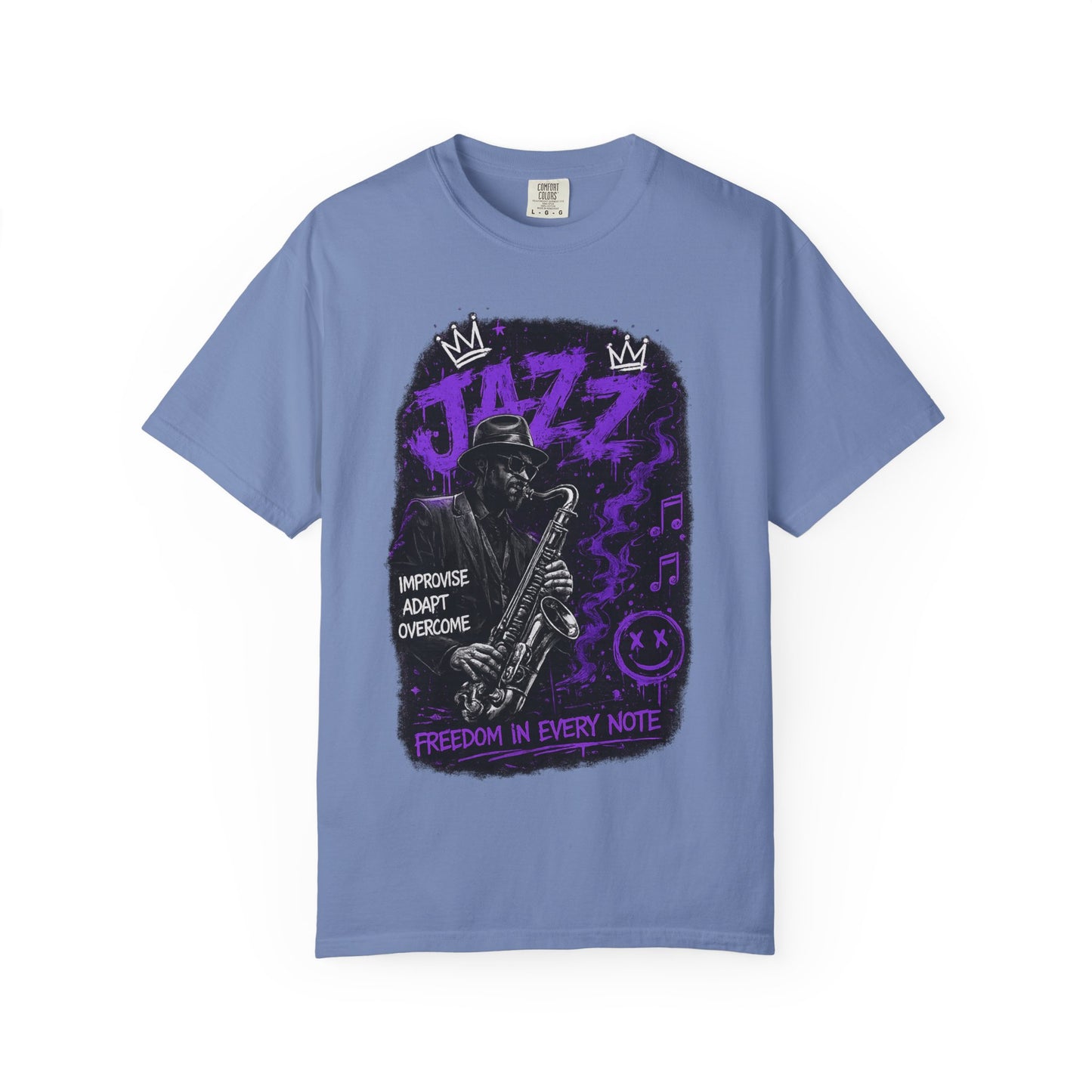 Jazz Saxophone T-Shirt — "Freedom in Every Note" Music Graphic Tee
