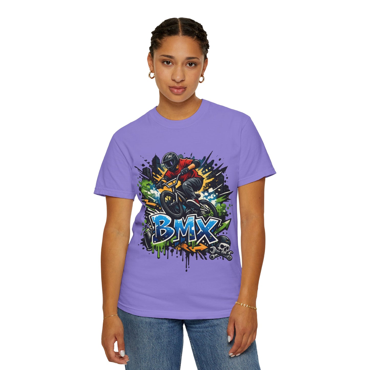 BMX Graffiti Rider T-Shirt — Extreme BMX Bike Tee