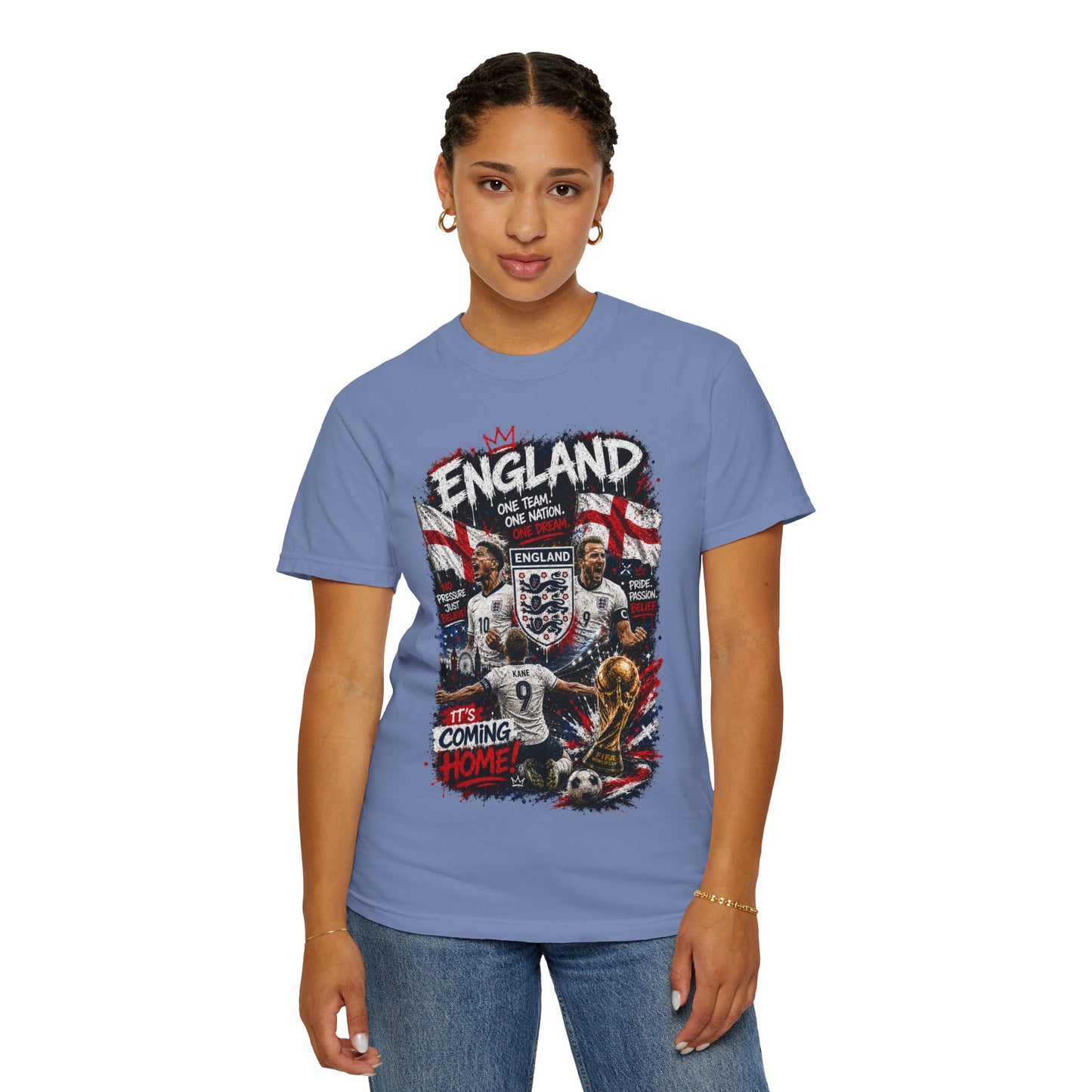 England Football Squad T-shirt | It’s Coming Home World Cup Soccer Tee