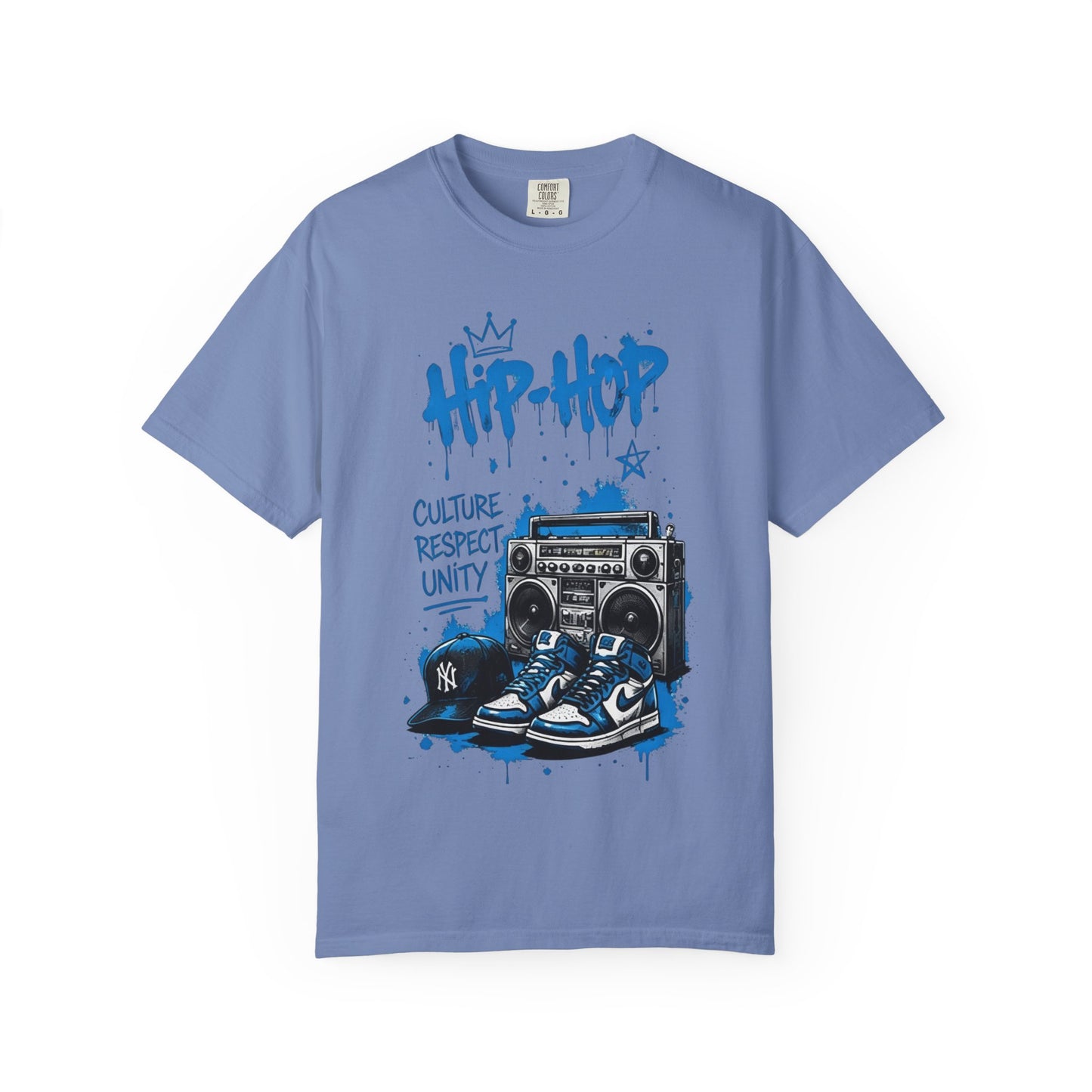 Hip-Hop Culture T-Shirt — "Hip-Hop: Culture Respect Unity" Graphic Tee