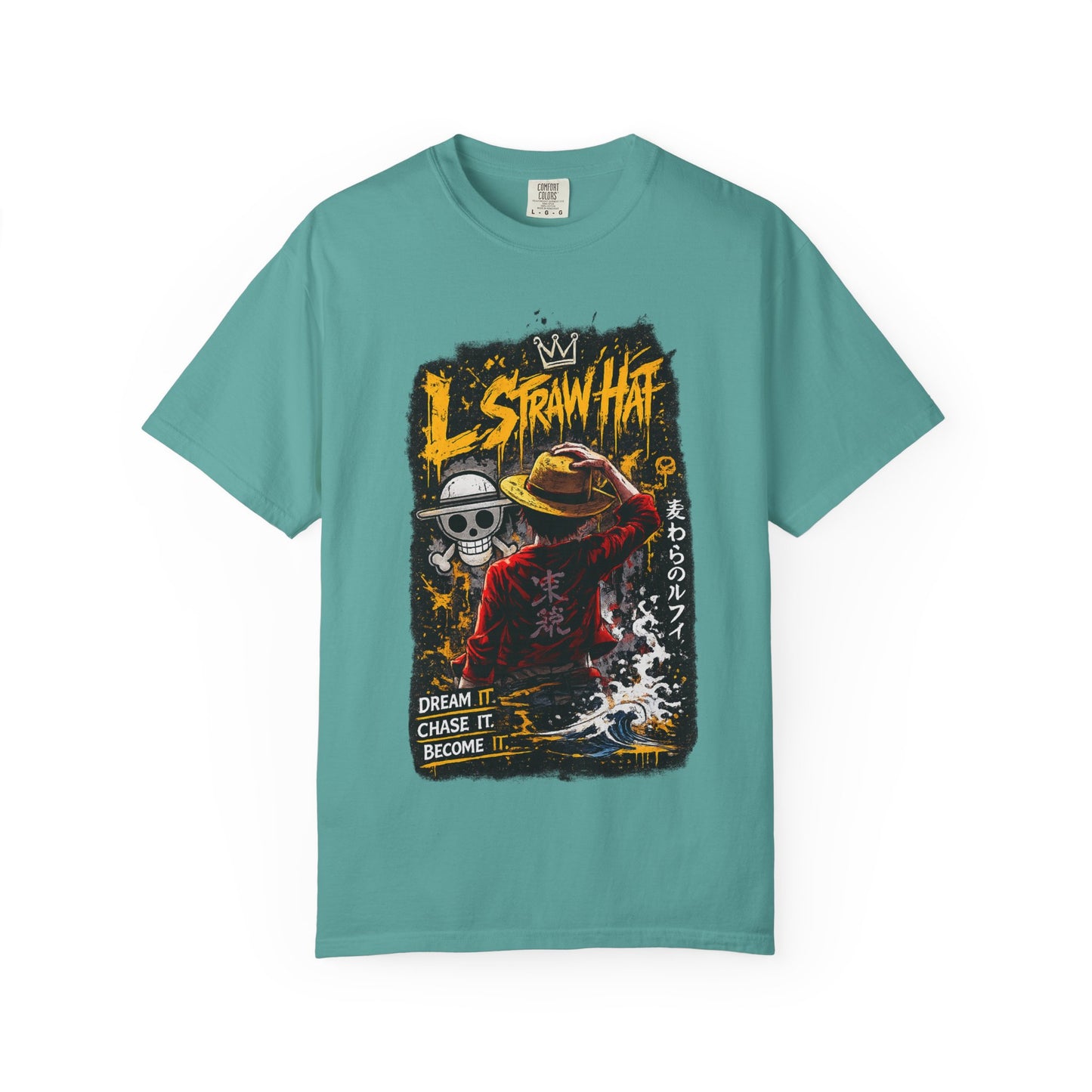 Straw Hat Crew Anime Graphic T-Shirt — "Dream It. Chase It. Become It."