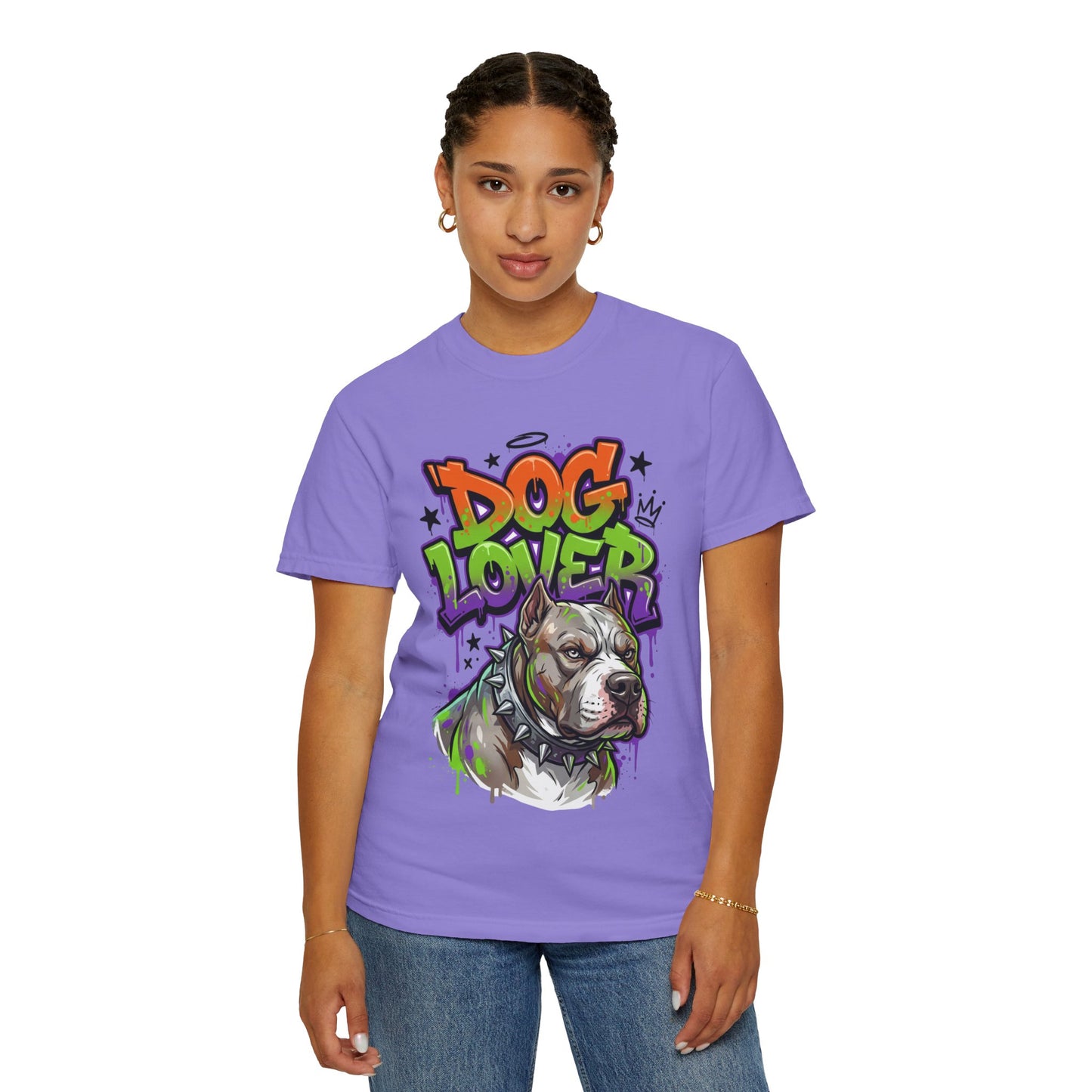 Dog Lover T-Shirt — Urban Graffiti Pitbull Tee