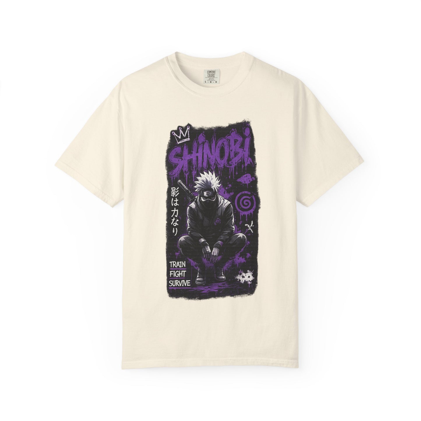 Shinobi Graphic T-Shirt — Ninja Anime Tee (Train Fight Survive)