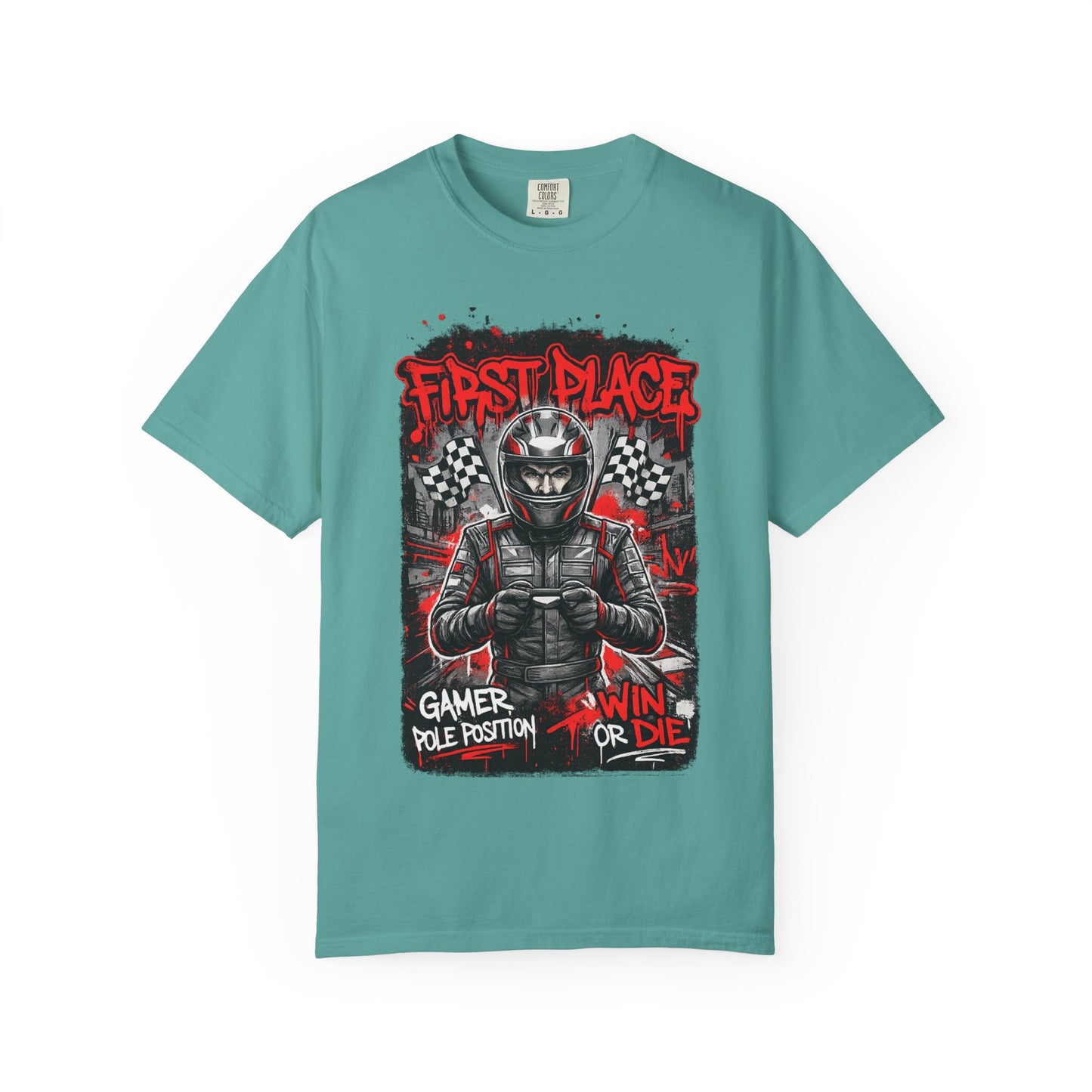 First Place "Win or Die" Gamer Racing T-Shirt