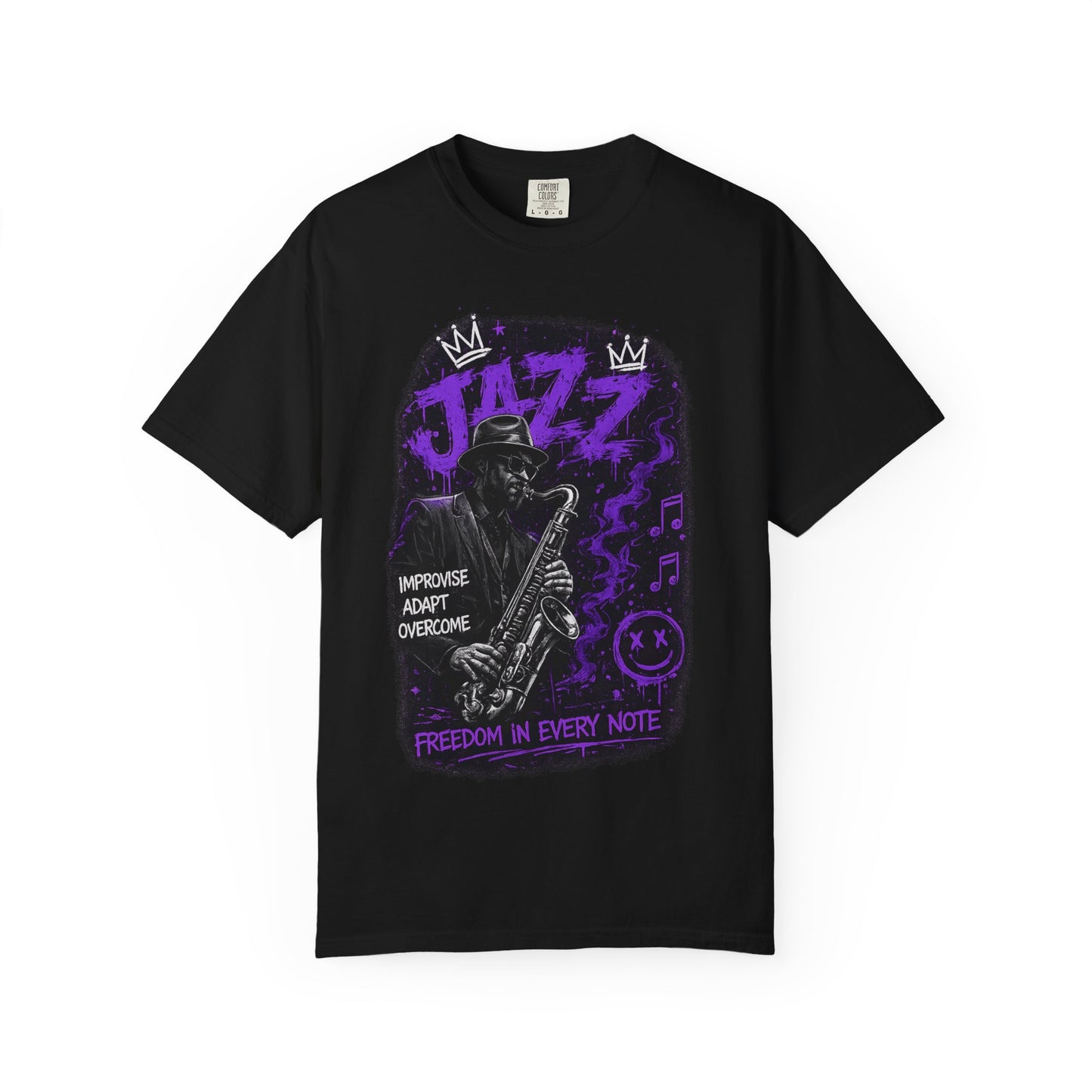 Jazz Saxophone T-Shirt — "Freedom in Every Note" Music Graphic Tee