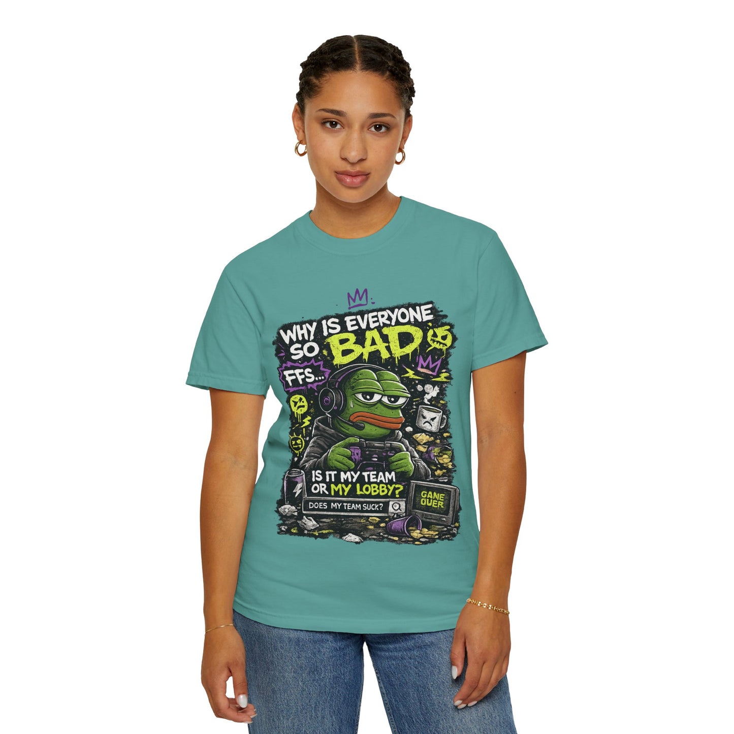 Why Is Everyone So Bad Gaming T-Shirt — Funny meme Gamer Tee