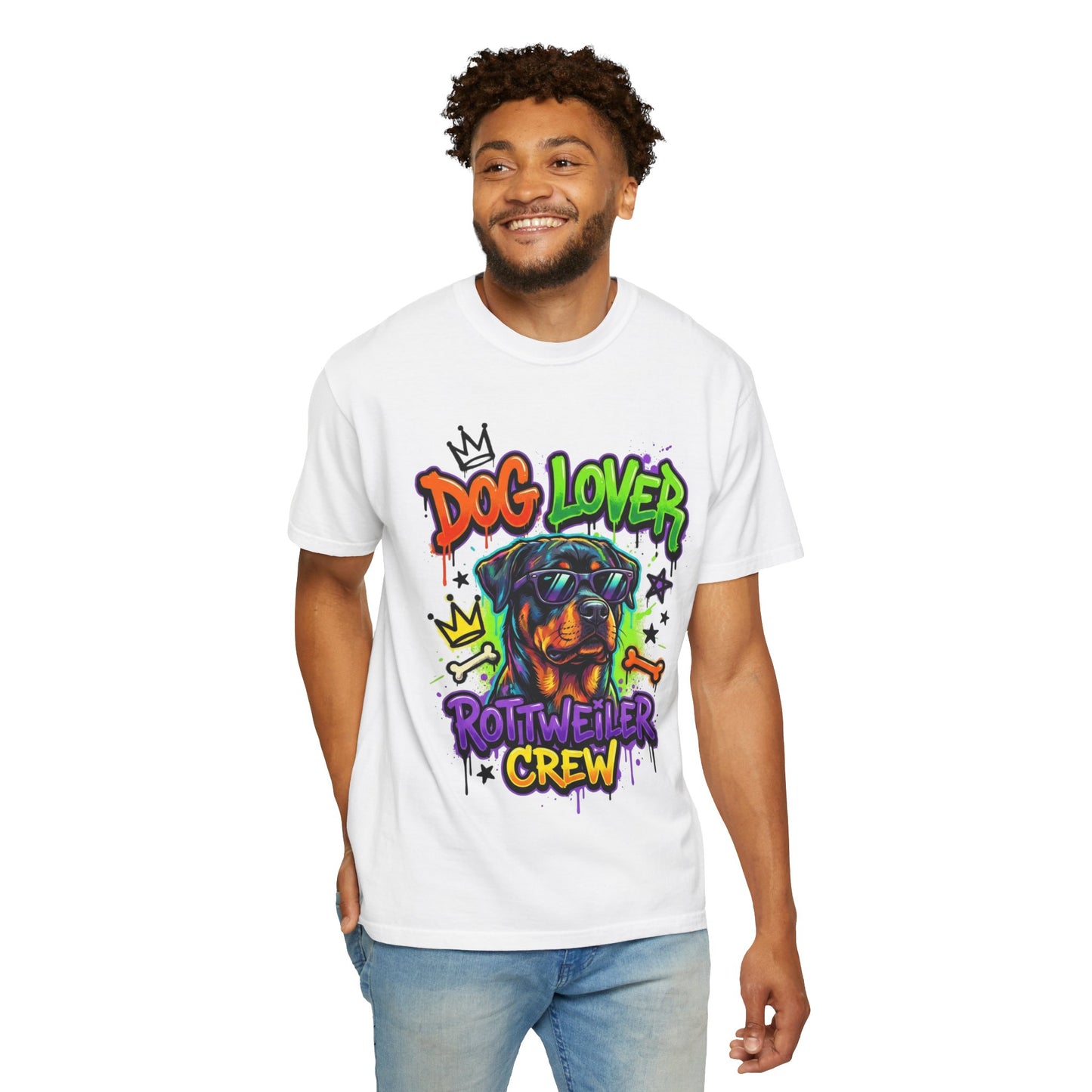 Rottweiler Crew ‘Dog Lover’ Graphic T-Shirt