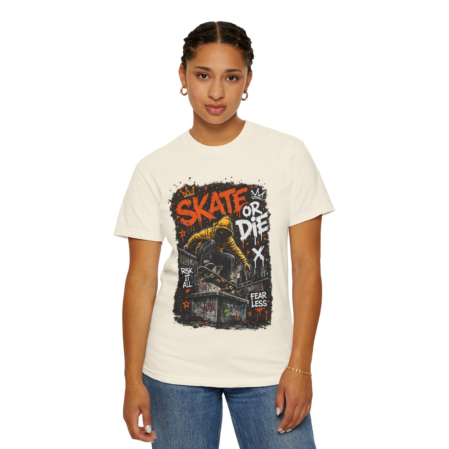 Skate or Die T-Shirt — Fearless Street Skateboard Graphic Tee