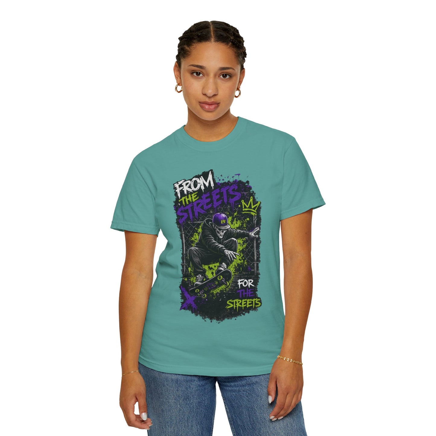 From the Streets Skateboard T-Shirt — Urban Skate Crew Graphic Tee