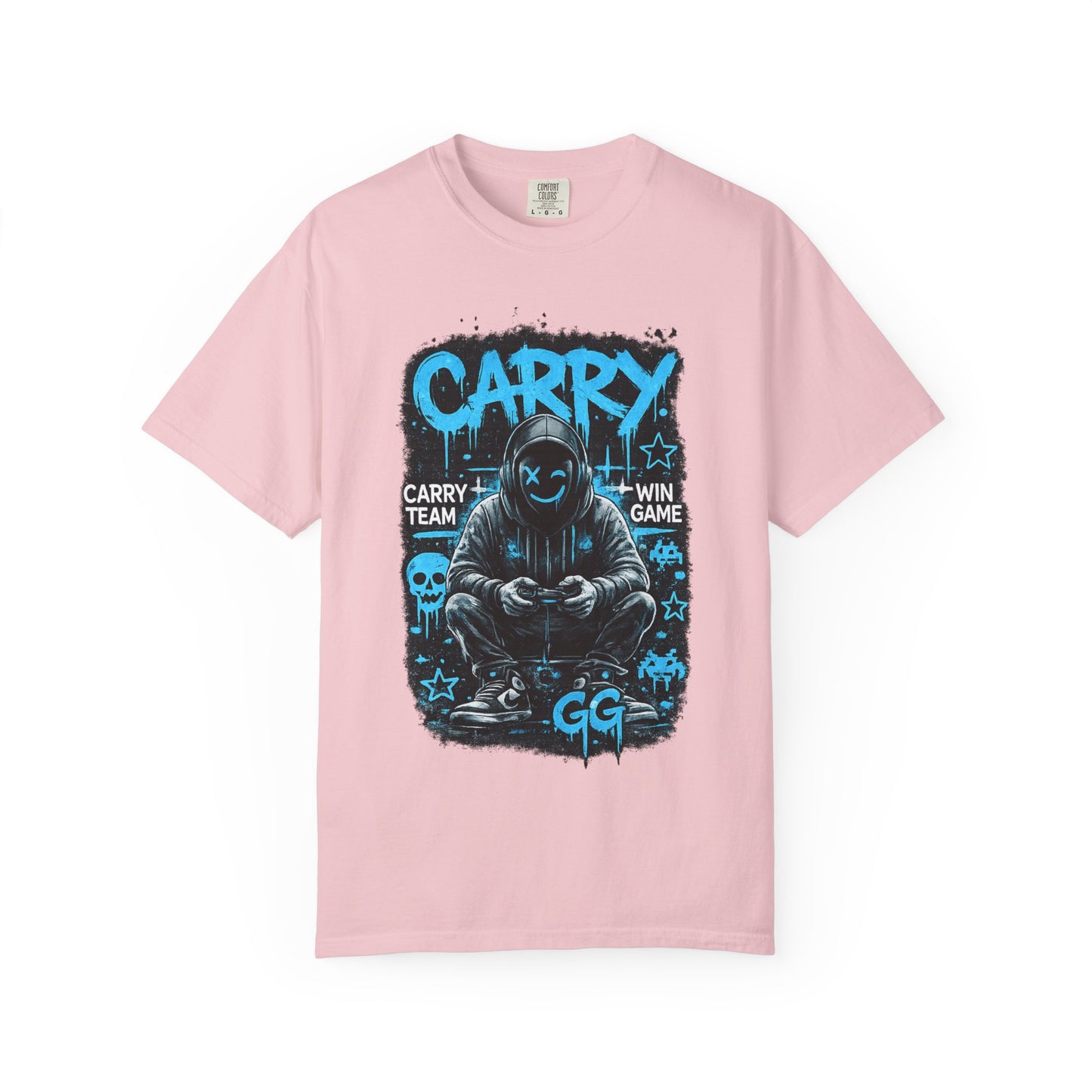 Carry Gamer Hoodie T-Shirt | Esports Gamer Graphic Tee