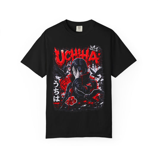 Uchiha Anime Graphic T-Shirt — Dark Manga Ninja Art Tee