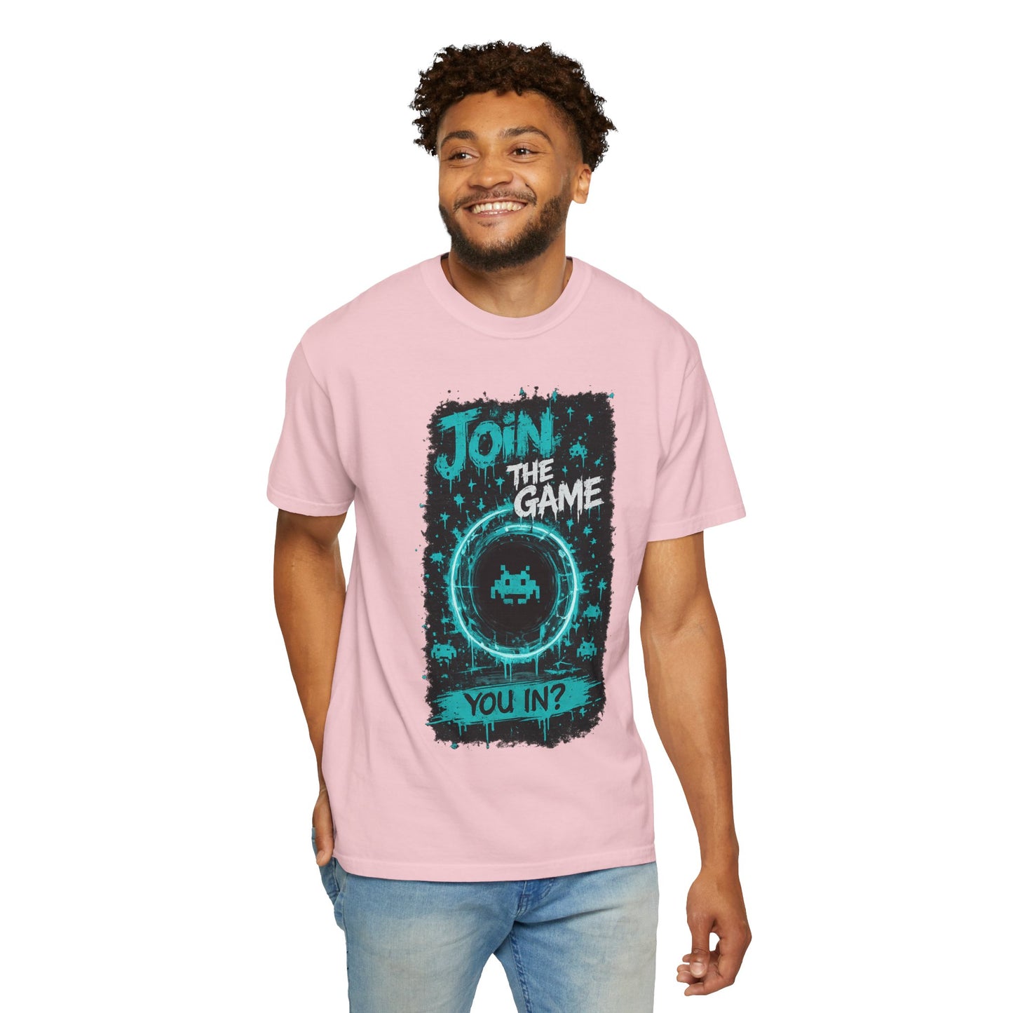 Join The Game Retro Arcade T-Shirt — 'You In?' Gamer Graphic Tee