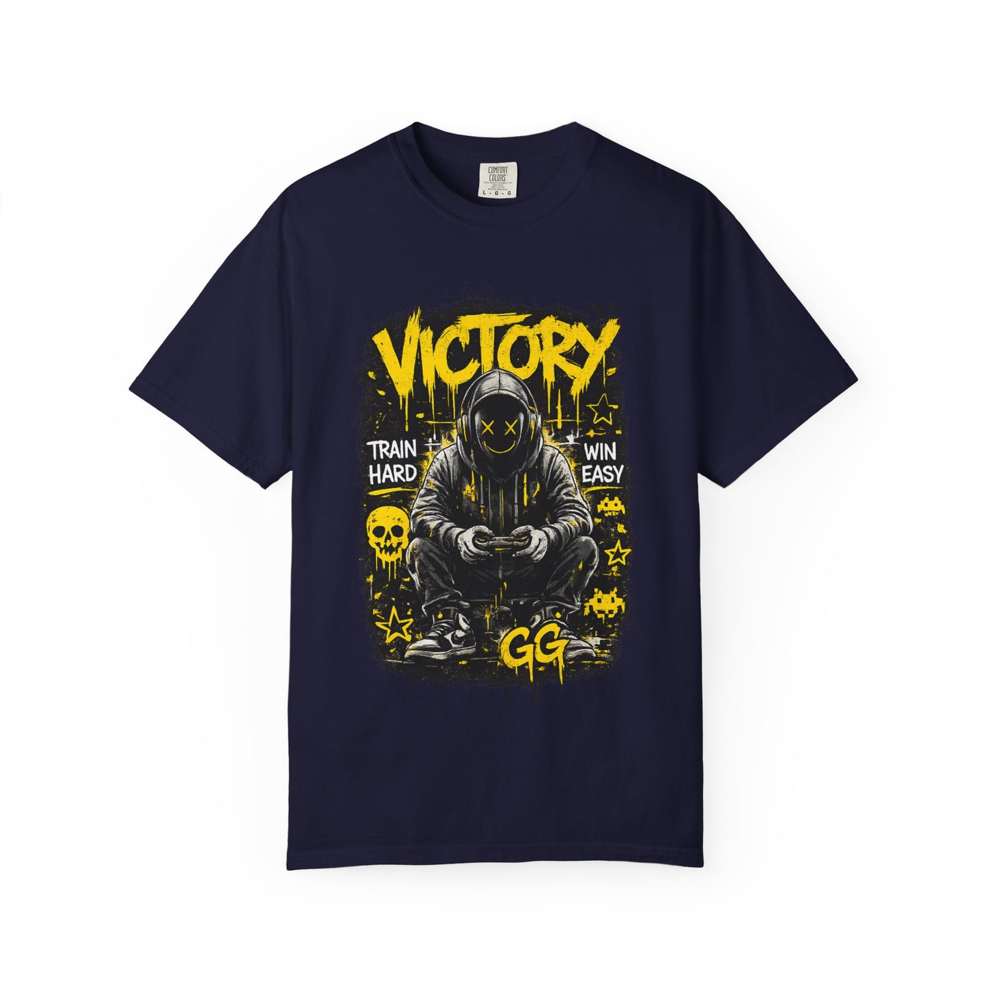 Victory Gamer Hooded Character T-shirt | GG Esports Graphic Tee